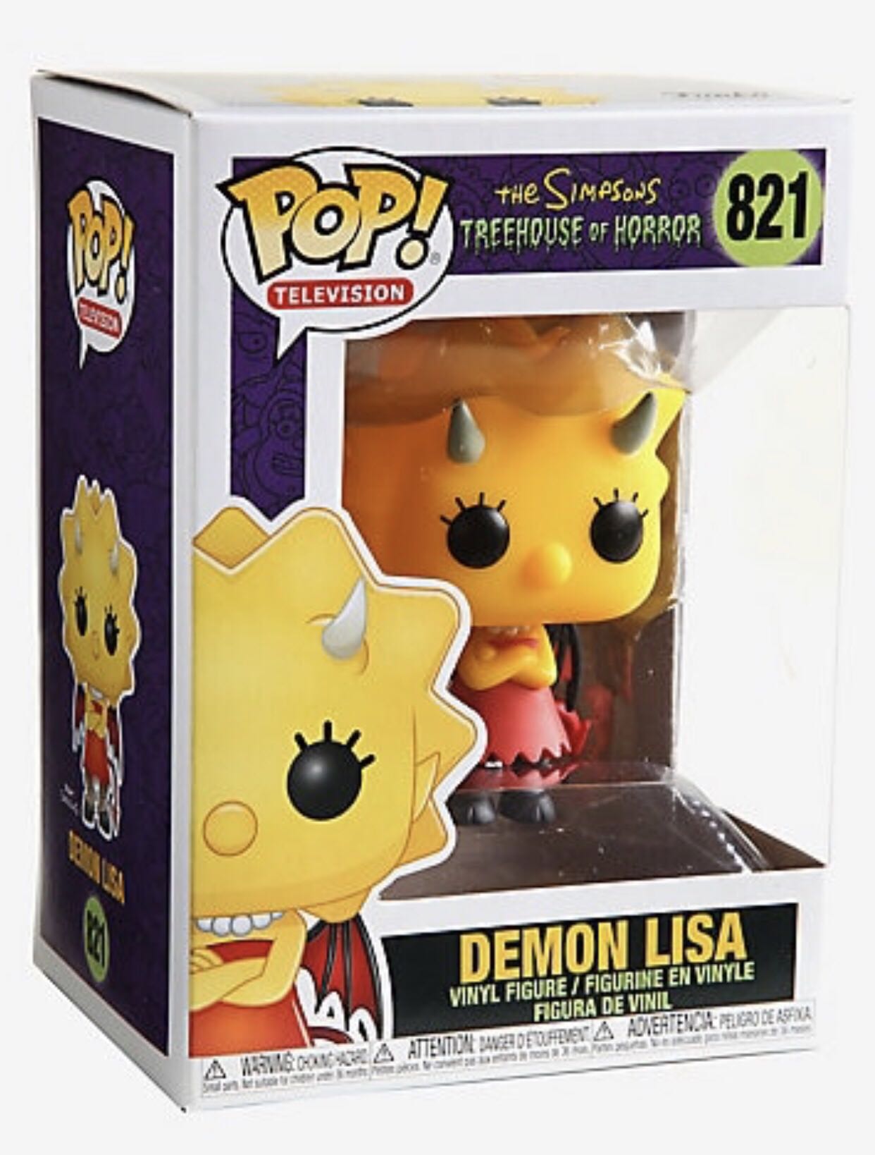 LISA AS DEVIL - The Simpsons vinyl figure collectible [Barcode 889698397216] - Main Image 3