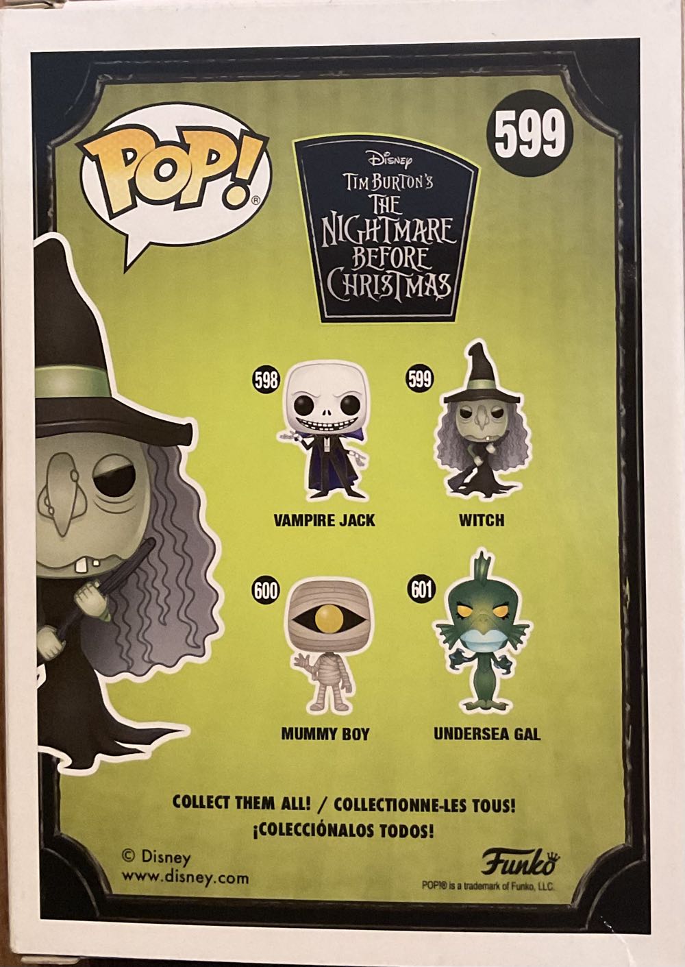 The Nightmare Before Christmas: Witch - The Nightmare Before Christmas vinyl figure collectible [Barcode 889698426732] - Main Image 4