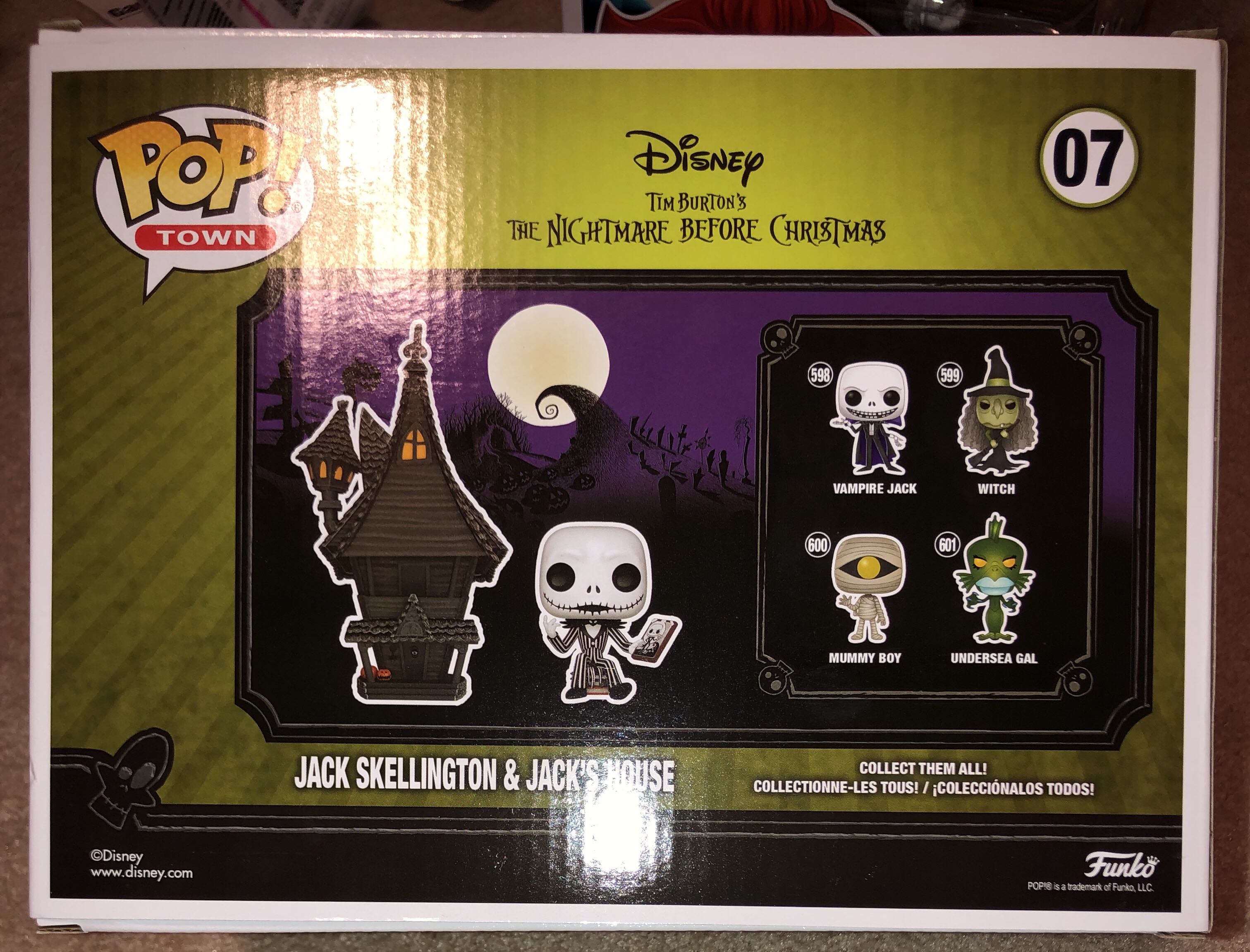 Jack Skellington & Jack’s House - 07 - The Nightmare Before Christmas - Disney - Funko Pop Town - The Nightmare Before Christmas vinyl figure collectible [Barcode 889698425995] - Main Image 2