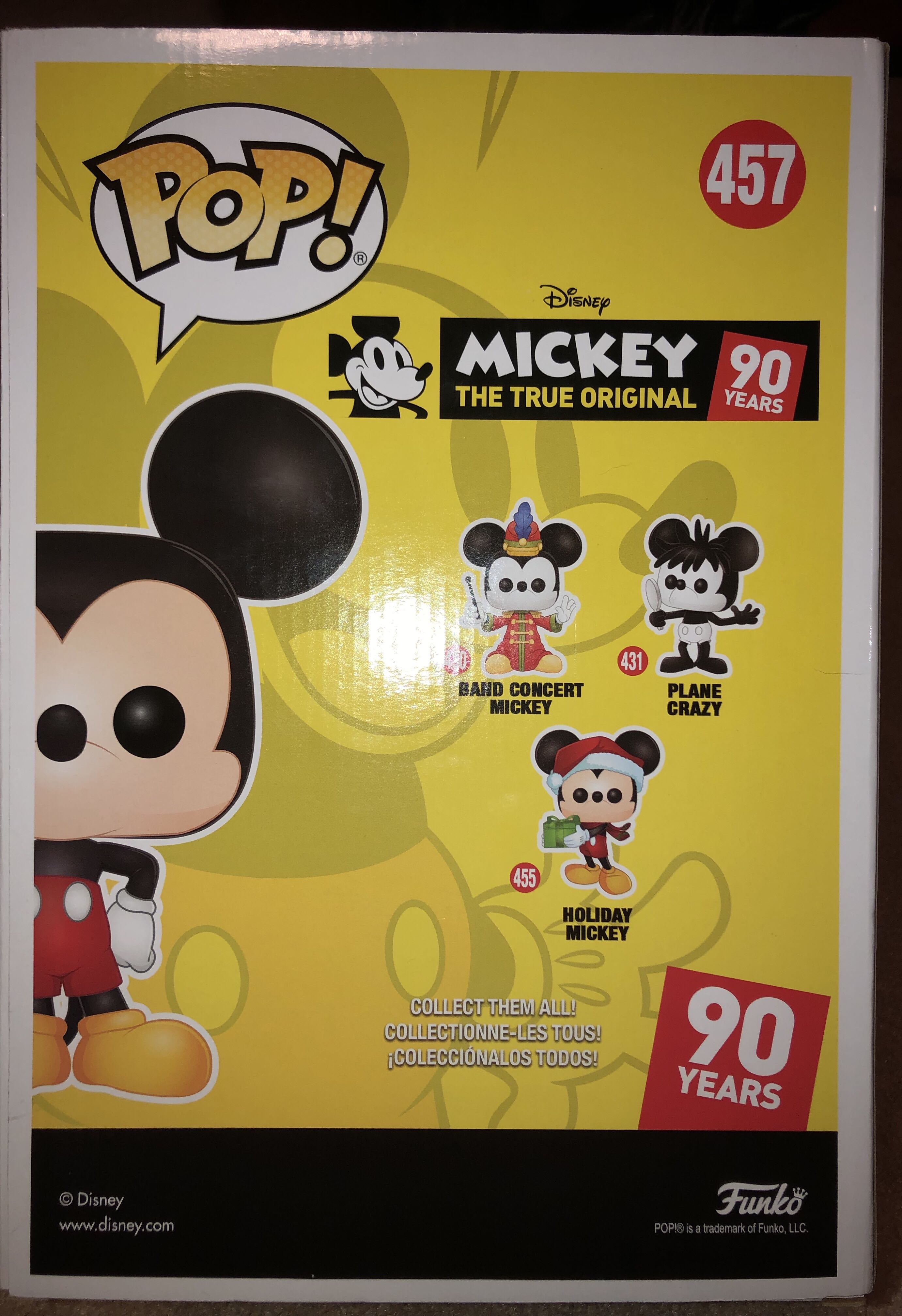 Mickey Mouse (10 inch) (Color) - Disney vinyl figure collectible [Barcode 889698420471] - Main Image 2