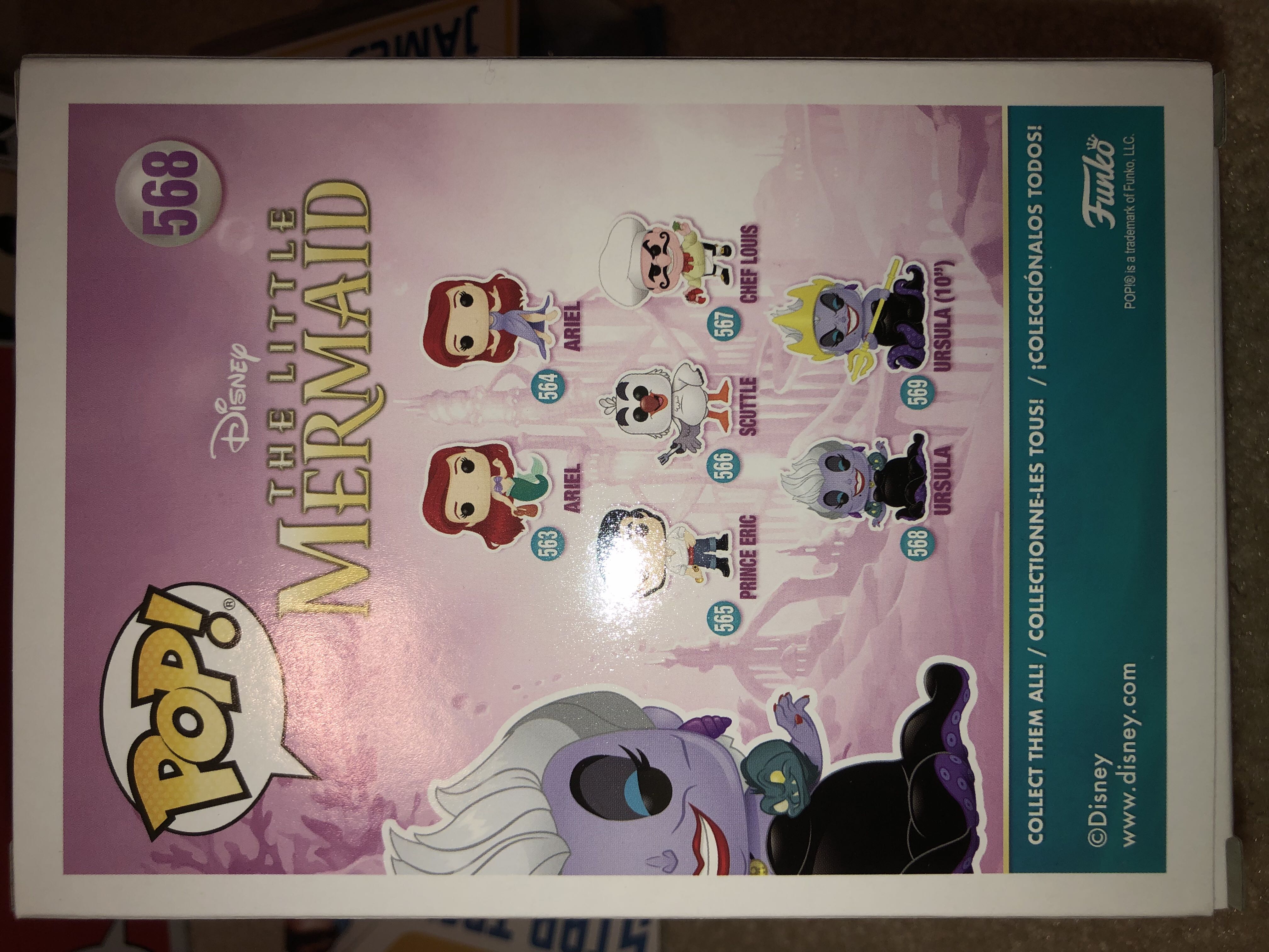 Funko Pop! The Little Mermaid: Ursula #568 - Disney vinyl figure collectible [Barcode 889698427647] - Main Image 2