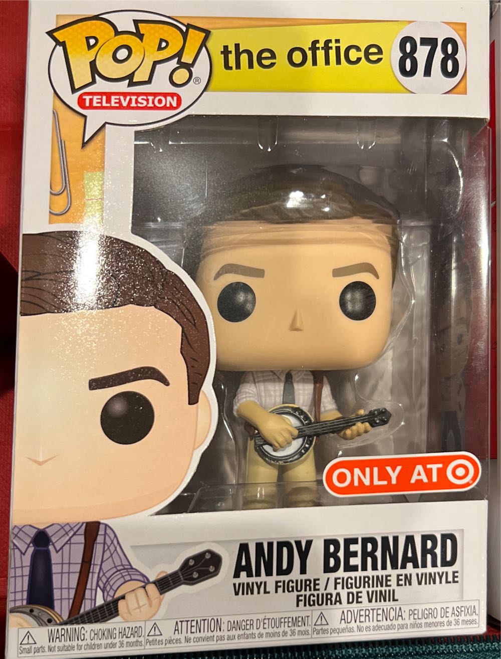 Office:  878 Andy Bernard - Funko vinyl figure collectible [Barcode 889698419000] - Main Image 2