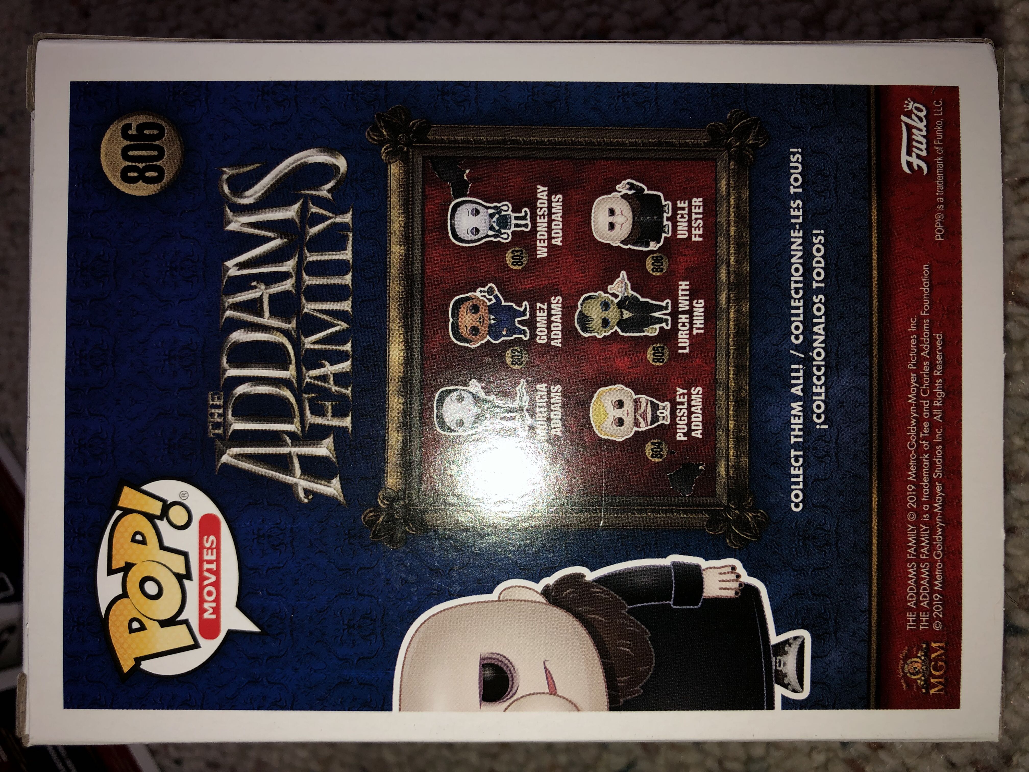 Uncle Fester  vinyl figure collectible [Barcode 889698426152] - Main Image 2