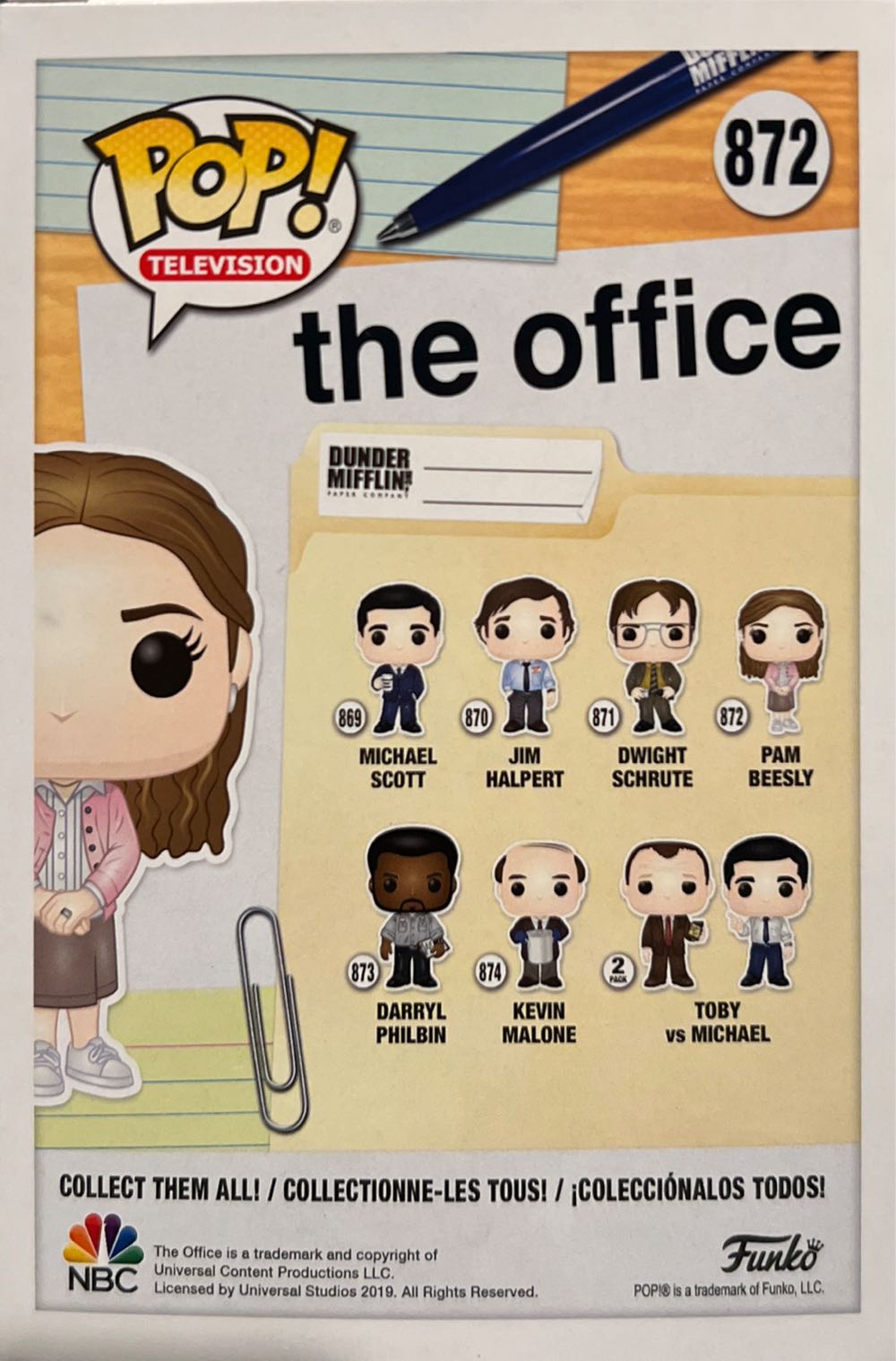 Office #872 Pam Beesly - Funko vinyl figure collectible [Barcode 889698349055] - Main Image 4