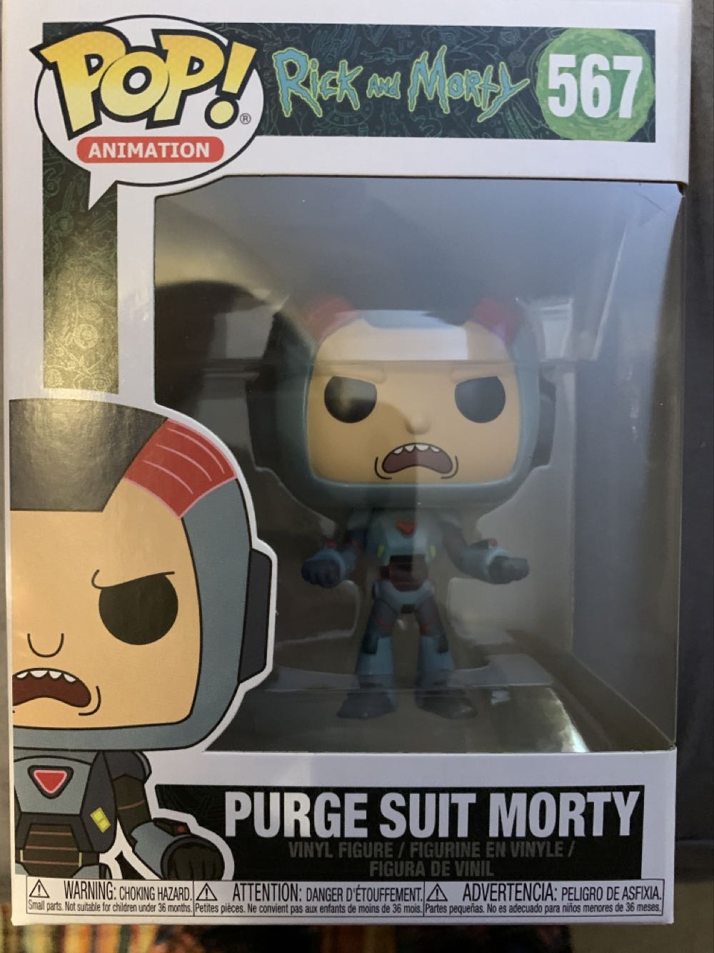Purge Suit Morty Suit - 567 Rick And Morty Funko Pop Animation - Rick & Morty vinyl figure collectible [Barcode 889698402477] - Main Image 3
