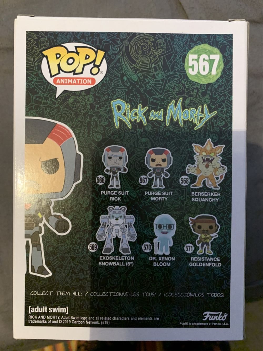 Purge Suit Morty Suit - 567 Rick And Morty Funko Pop Animation - Rick & Morty vinyl figure collectible [Barcode 889698402477] - Main Image 4