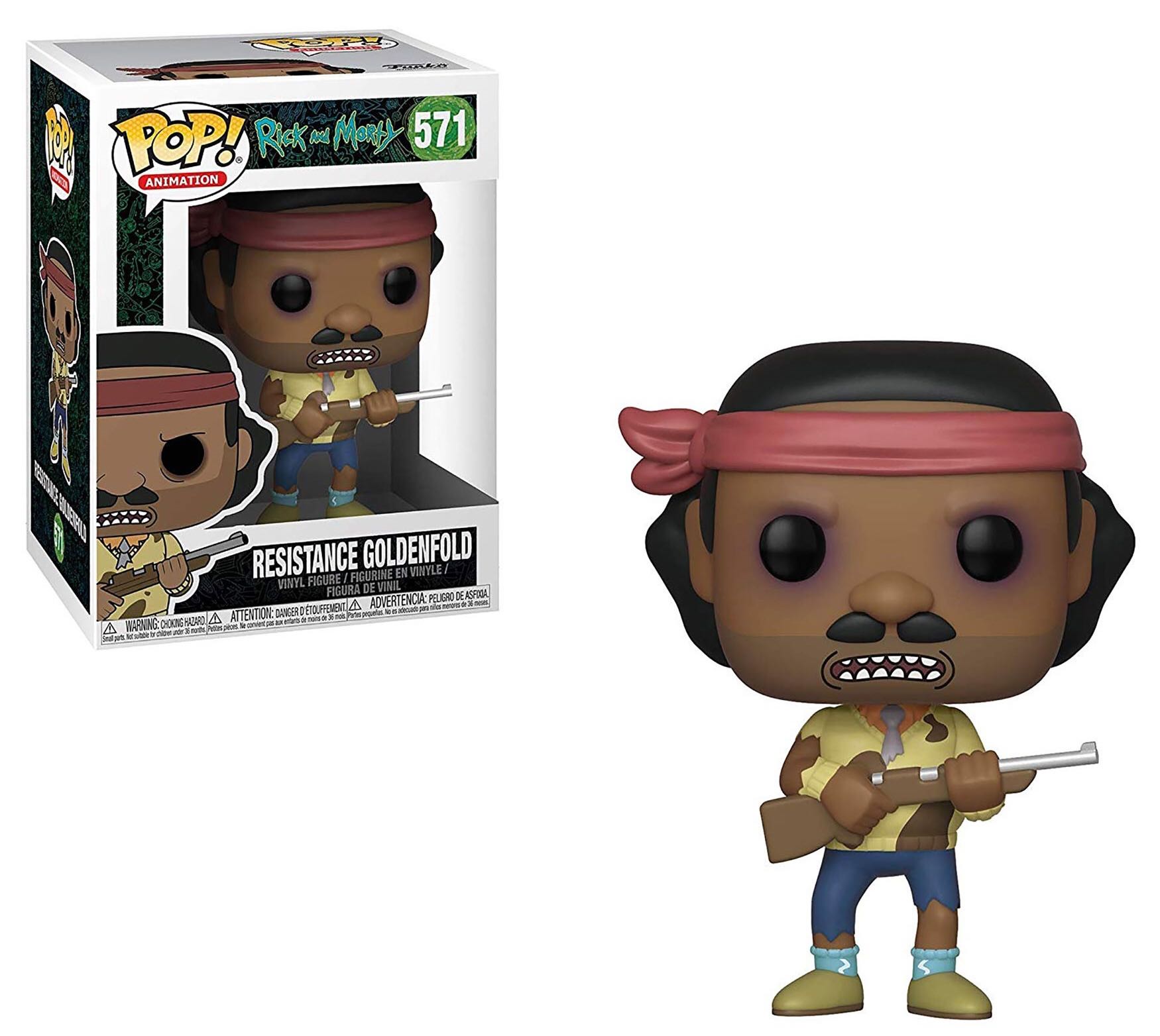 Resistance Goldenfold - 571 Rick And Morty Funko Pop Animation - Rick & Morty vinyl figure collectible [Barcode 889698402569] - Main Image 2