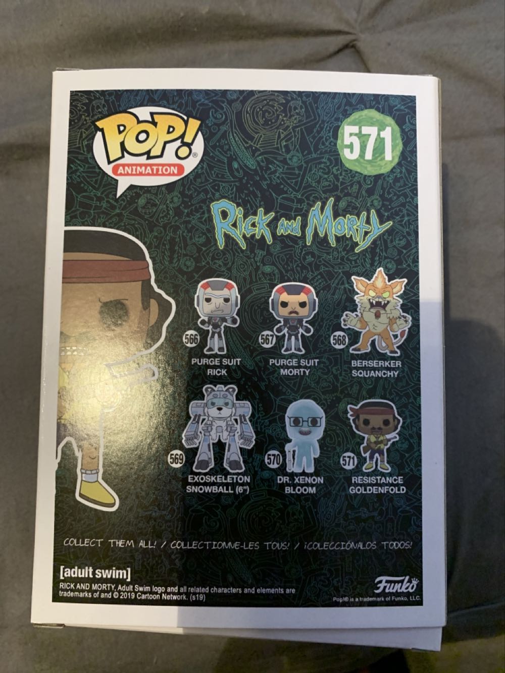 Resistance Goldenfold - 571 Rick And Morty Funko Pop Animation - Rick & Morty vinyl figure collectible [Barcode 889698402569] - Main Image 3