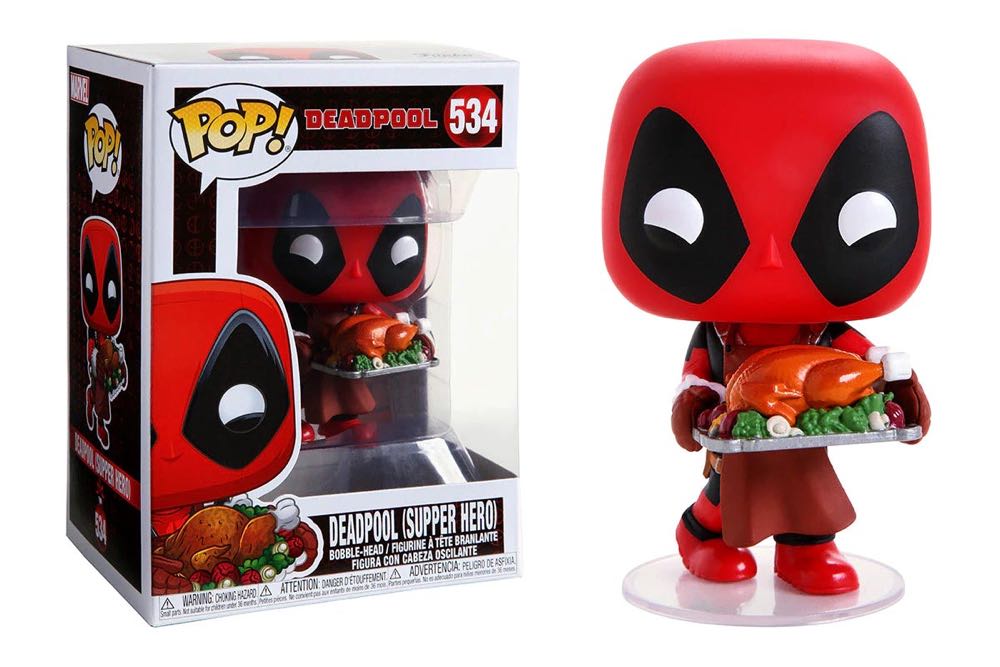 Holiday Marvel: Deadpool (Supper Hero) - Deadpool vinyl figure collectible [Barcode 889698433372] - Main Image 3