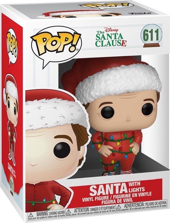 Santa With Lights - Disney vinyl figure collectible [Barcode 889698426015] - Main Image 2