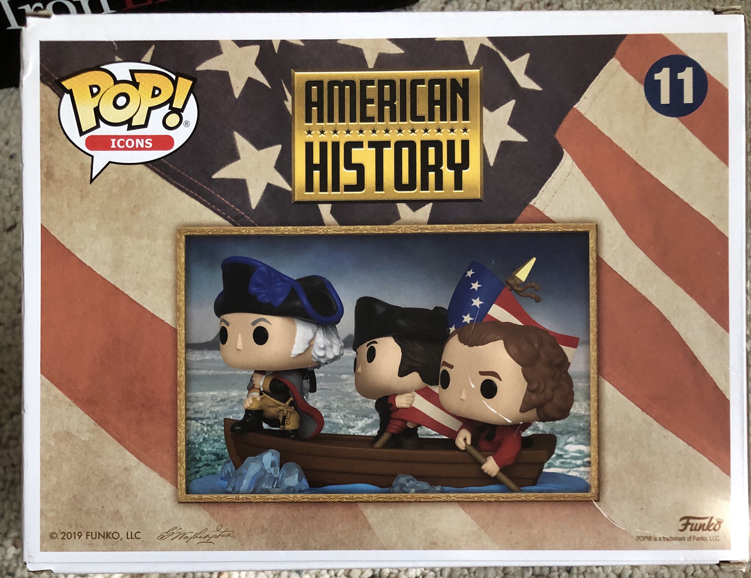 Washington Crossing the Delaware - American History vinyl figure collectible [Barcode 889698417143] - Main Image 2