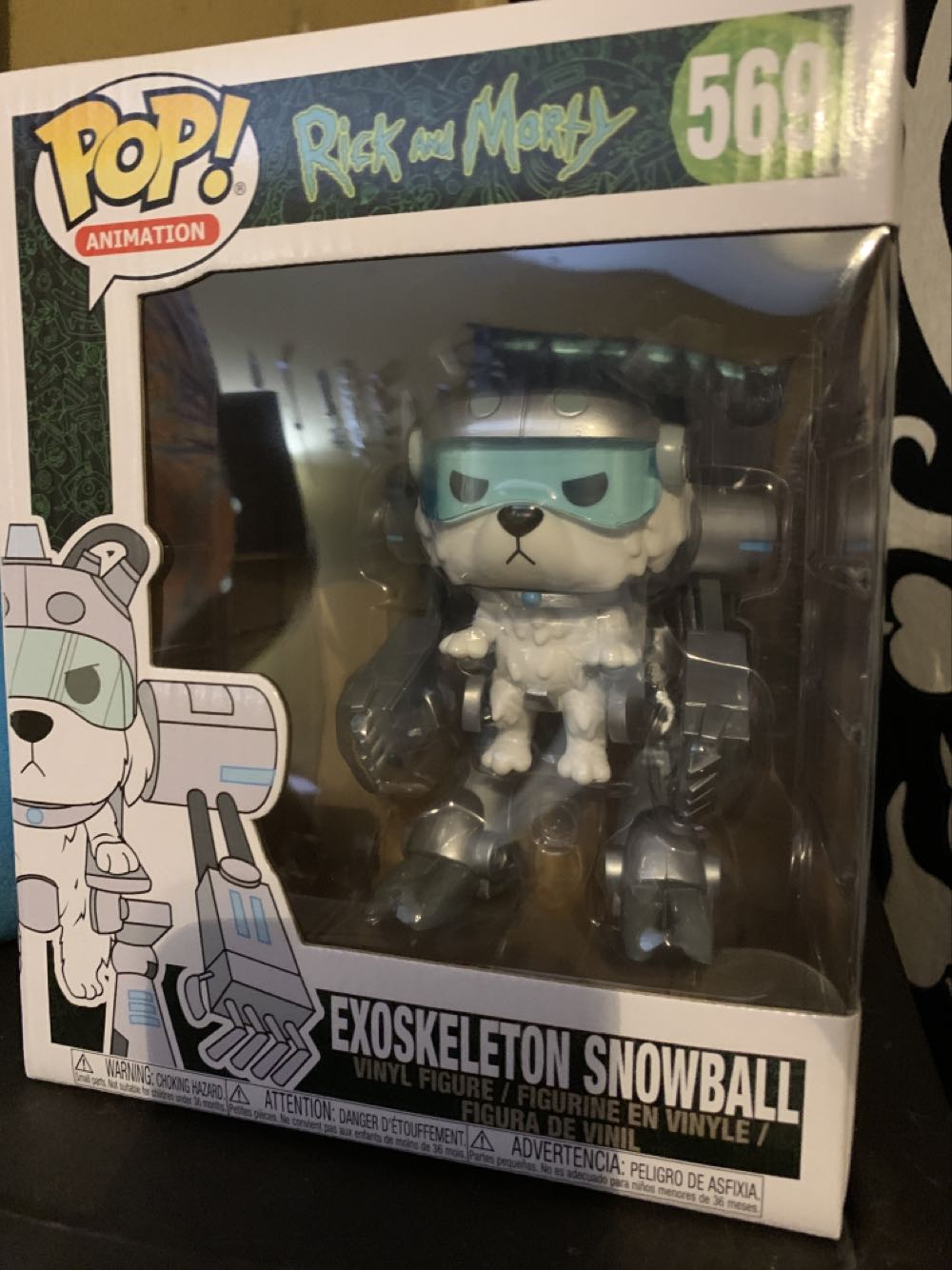 Exoskeleton Snowball - Rick & Morty vinyl figure collectible [Barcode 889698402491] - Main Image 3