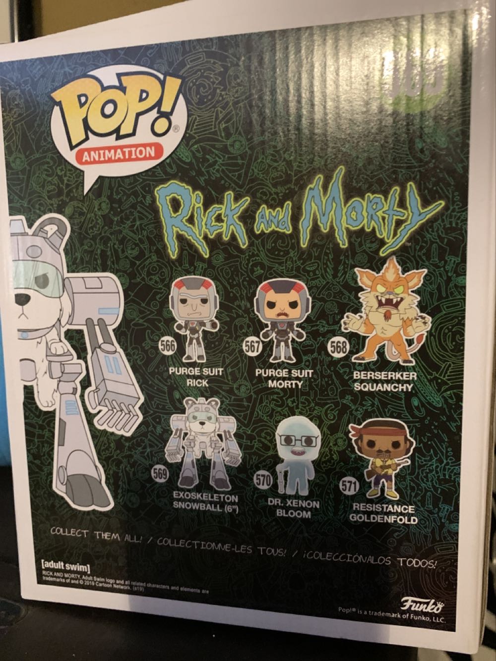 Exoskeleton Snowball - Rick & Morty vinyl figure collectible [Barcode 889698402491] - Main Image 4