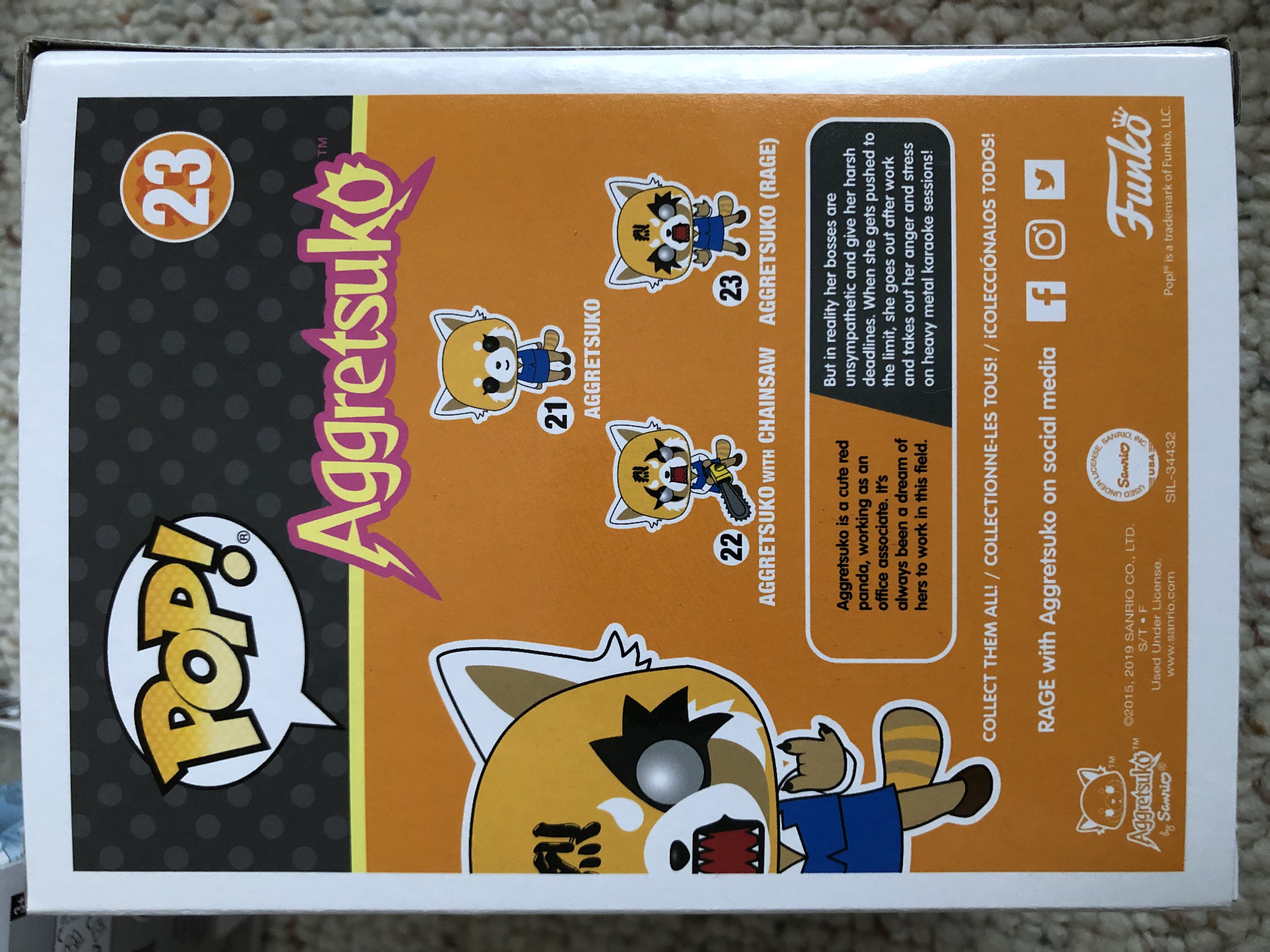 Aggretsuko (rage) - Sanrio vinyl figure collectible [Barcode 889698417594] - Main Image 2