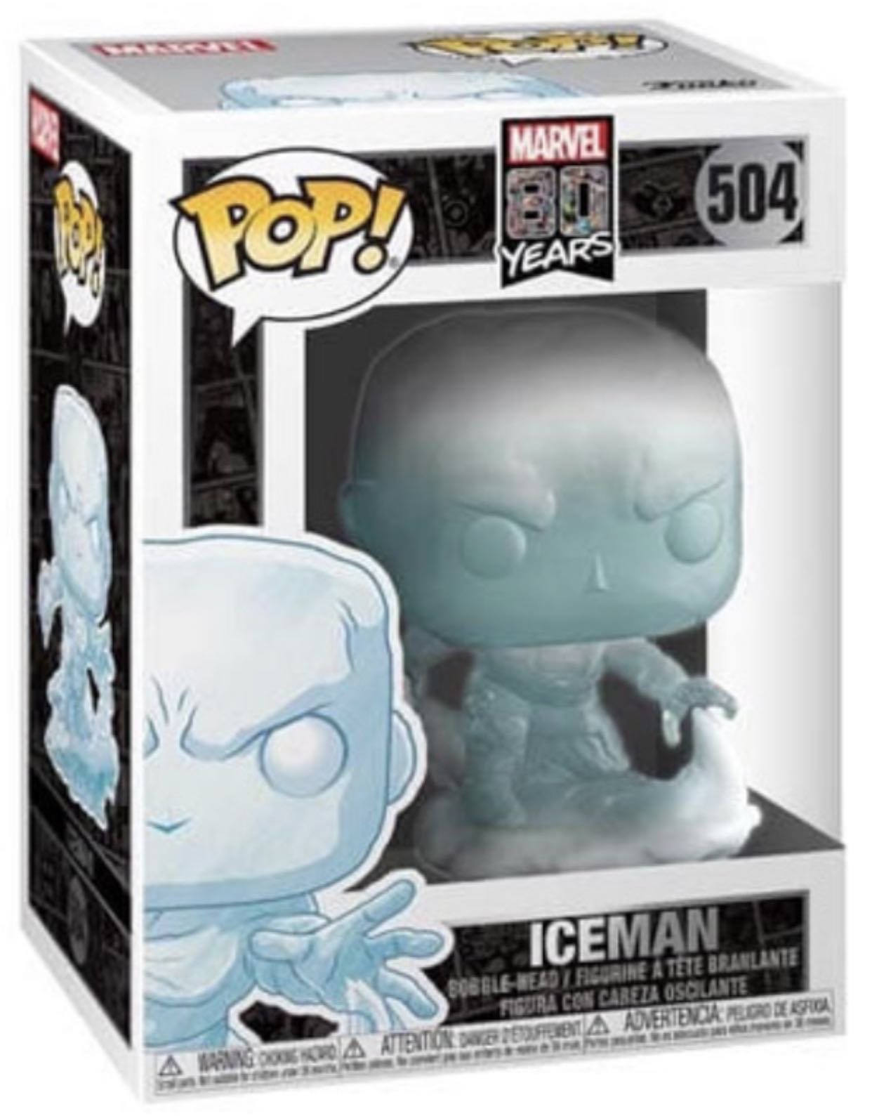 Marvel 80 Years -504- Iceman - Marvel Universe vinyl figure collectible [Barcode 889698407175] - Main Image 3