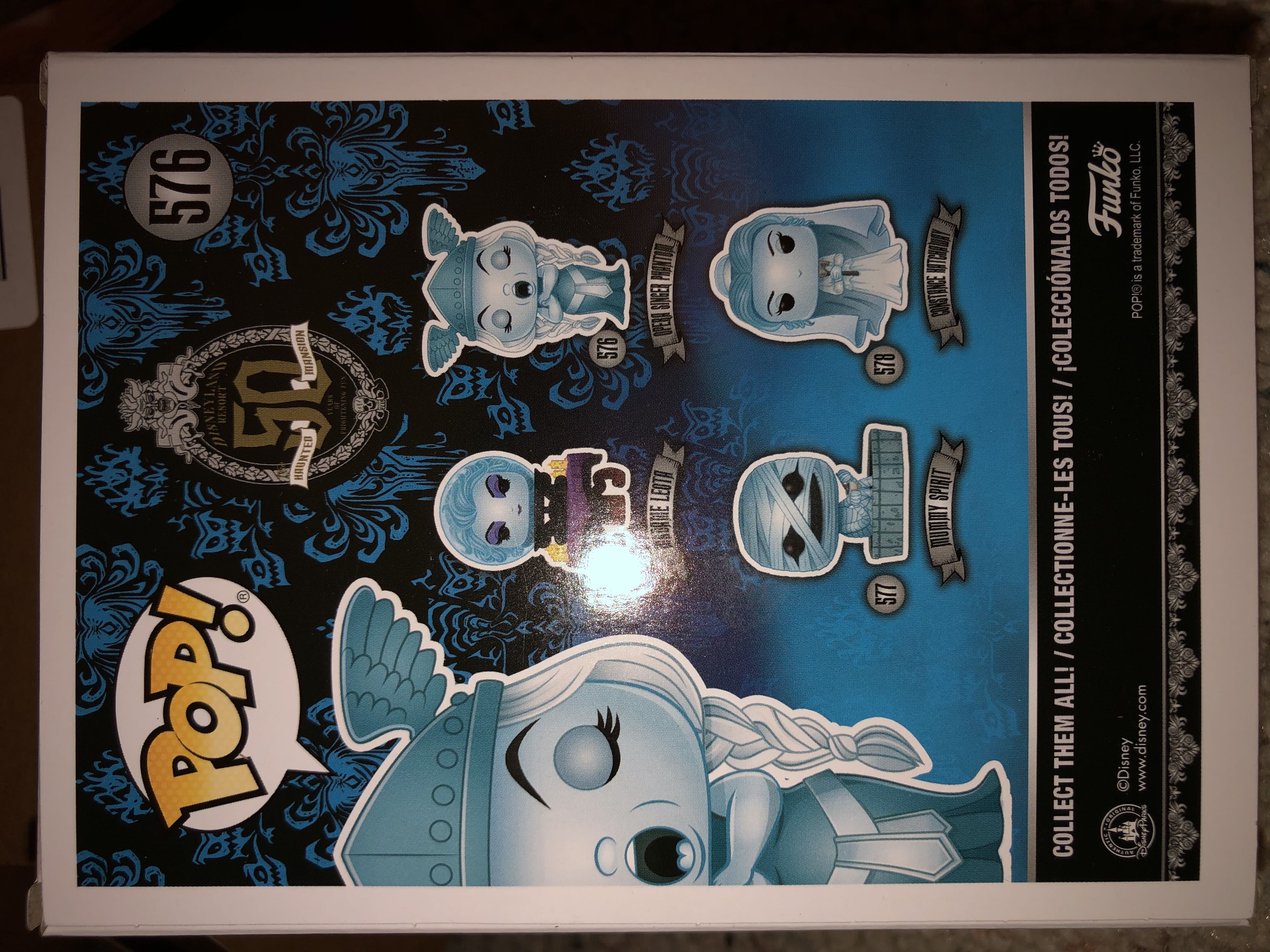 OPERA SINGER PHANTOM: HAUNTED MANSION - Disney vinyl figure collectible [Barcode 889698421485] - Main Image 2