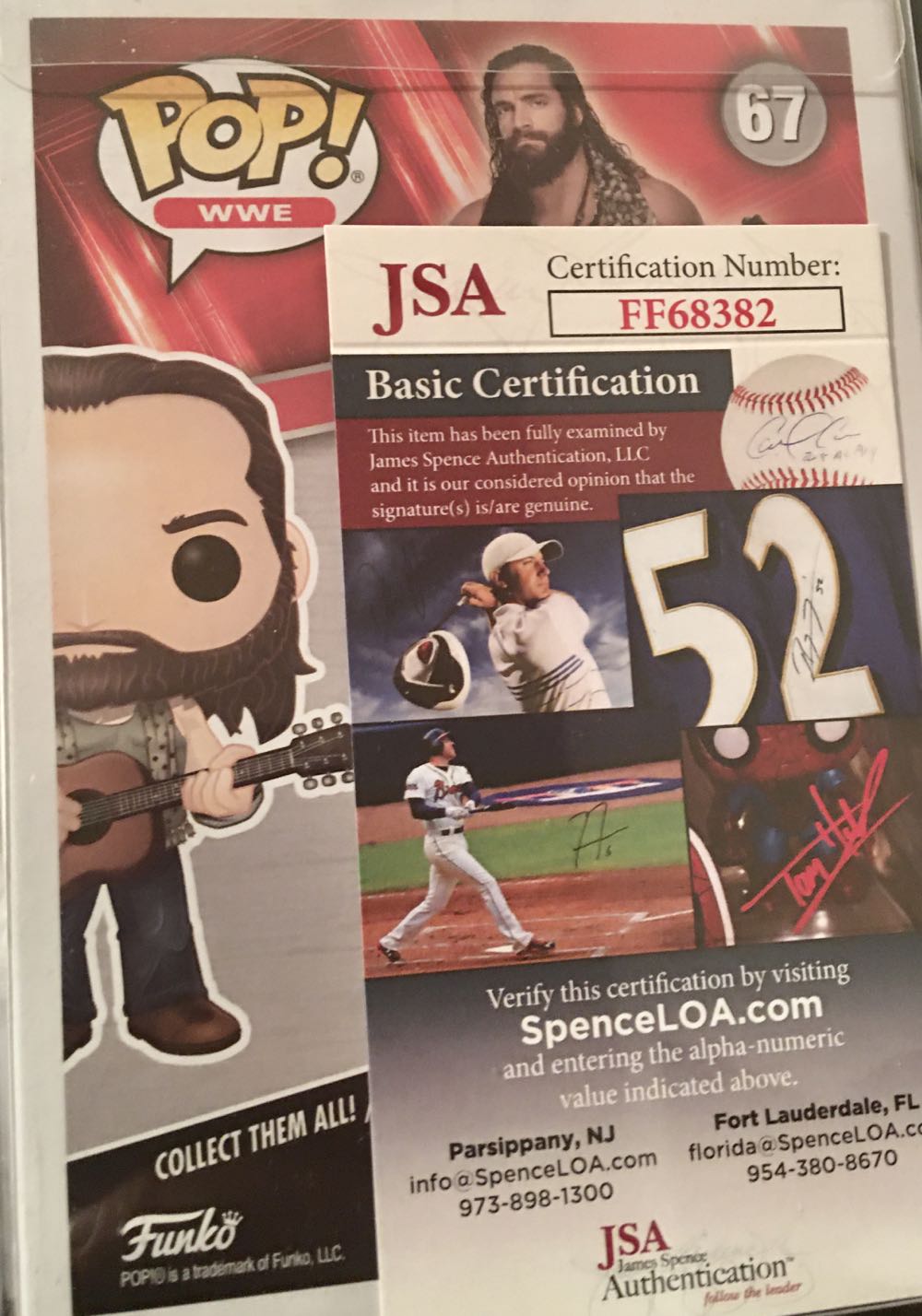 Elias (With Guitar) - WWE vinyl figure collectible [Barcode 889698419437] - Main Image 4