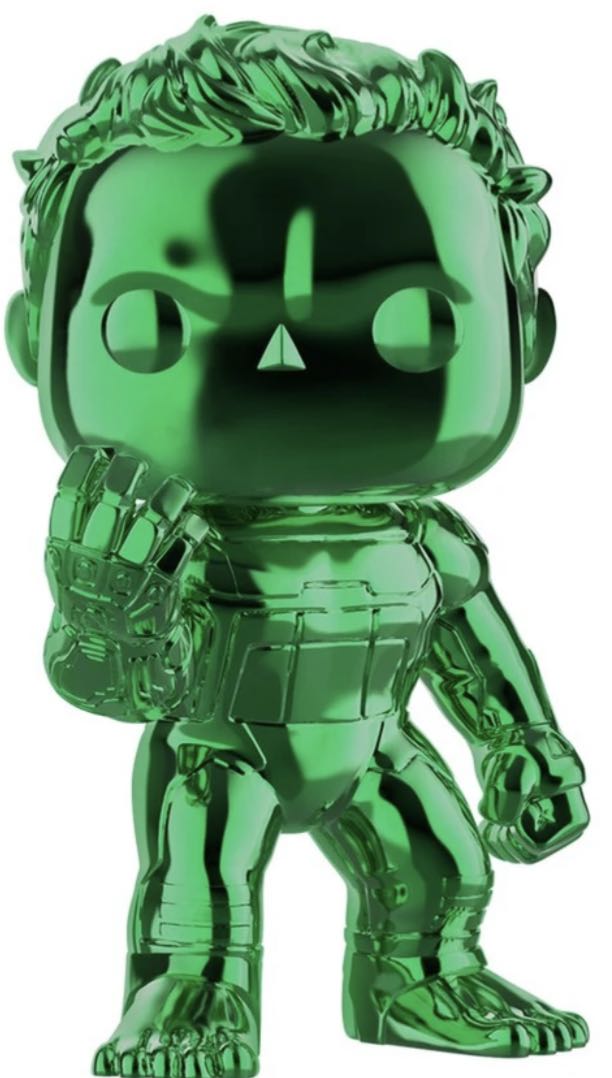 Hulk (Green Chrome) #499 - Avengers: Endgame vinyl figure collectible [Barcode 889698413503] - Main Image 2