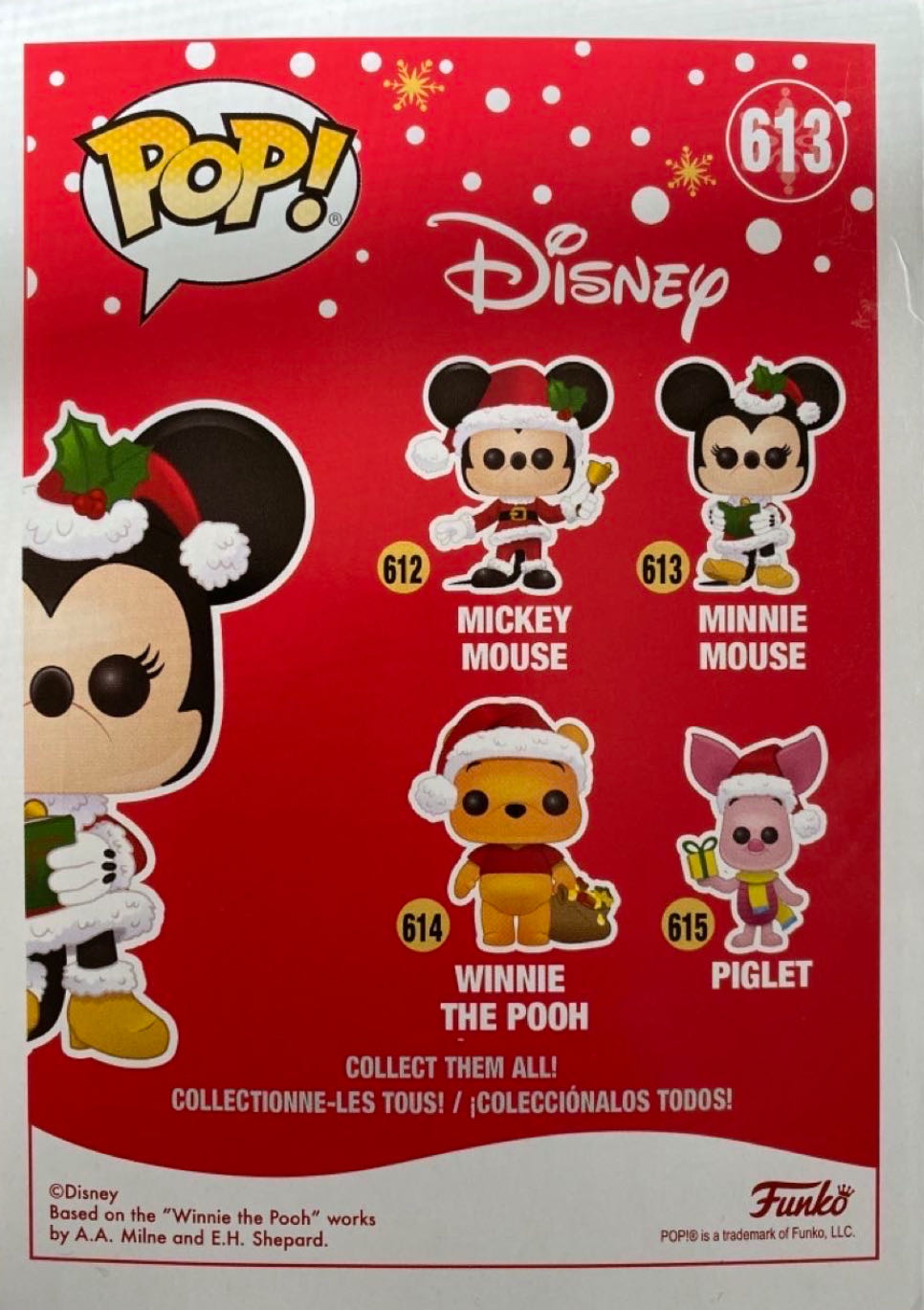 Disney Christmas Funko: Minnie Mouse - Disney vinyl figure collectible [Barcode 889698433310] - Main Image 4