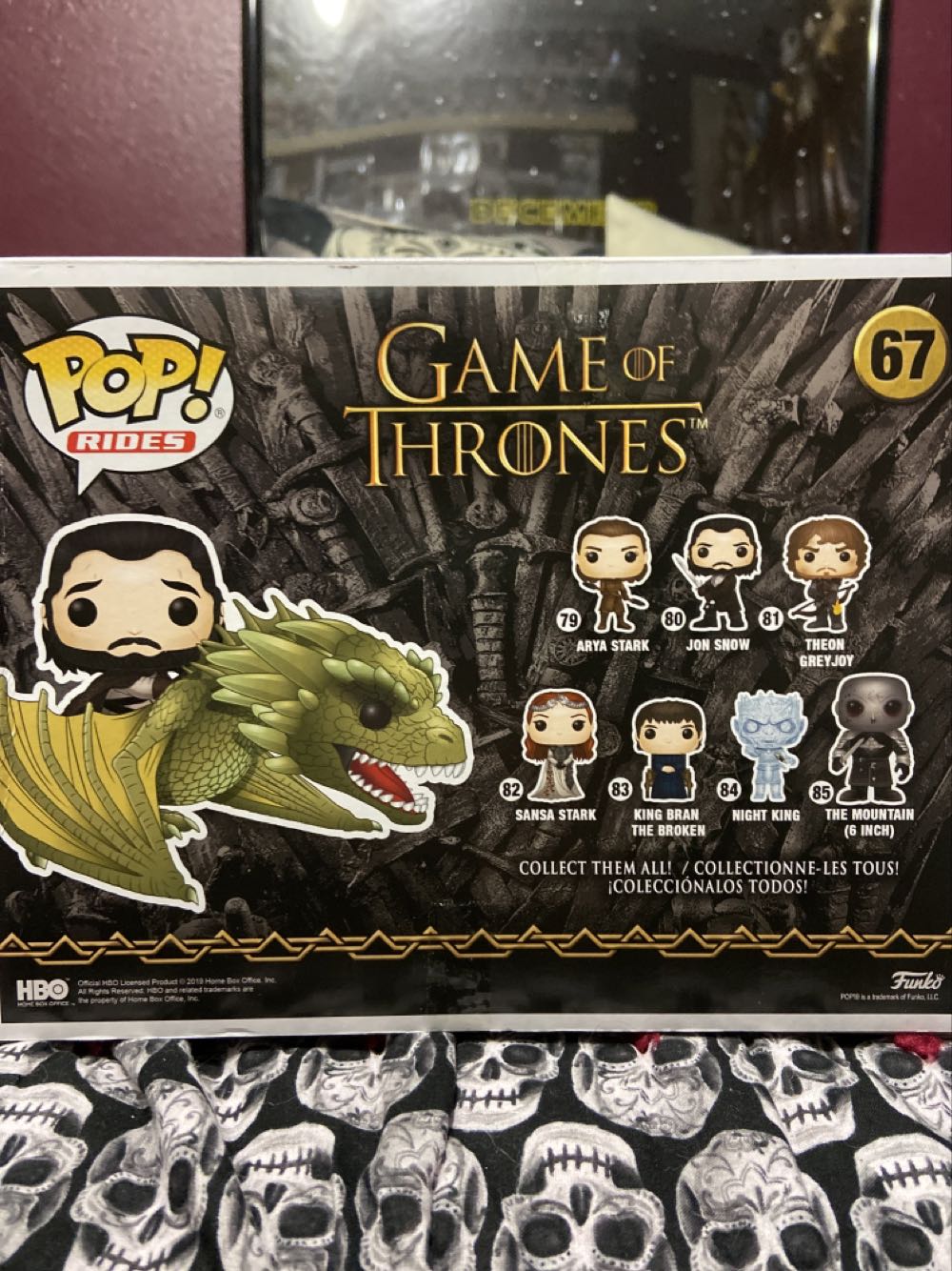 Jon Snow & Rhaegal - Game of Thrones vinyl figure collectible [Barcode 889698444484] - Main Image 2