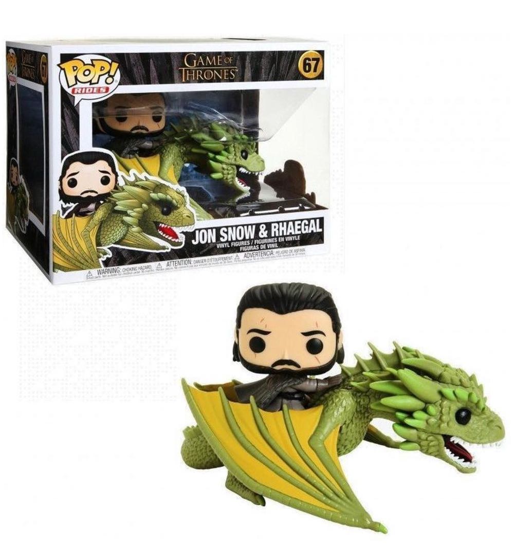 Jon Snow & Rhaegal - Game of Thrones vinyl figure collectible [Barcode 889698444484] - Main Image 3