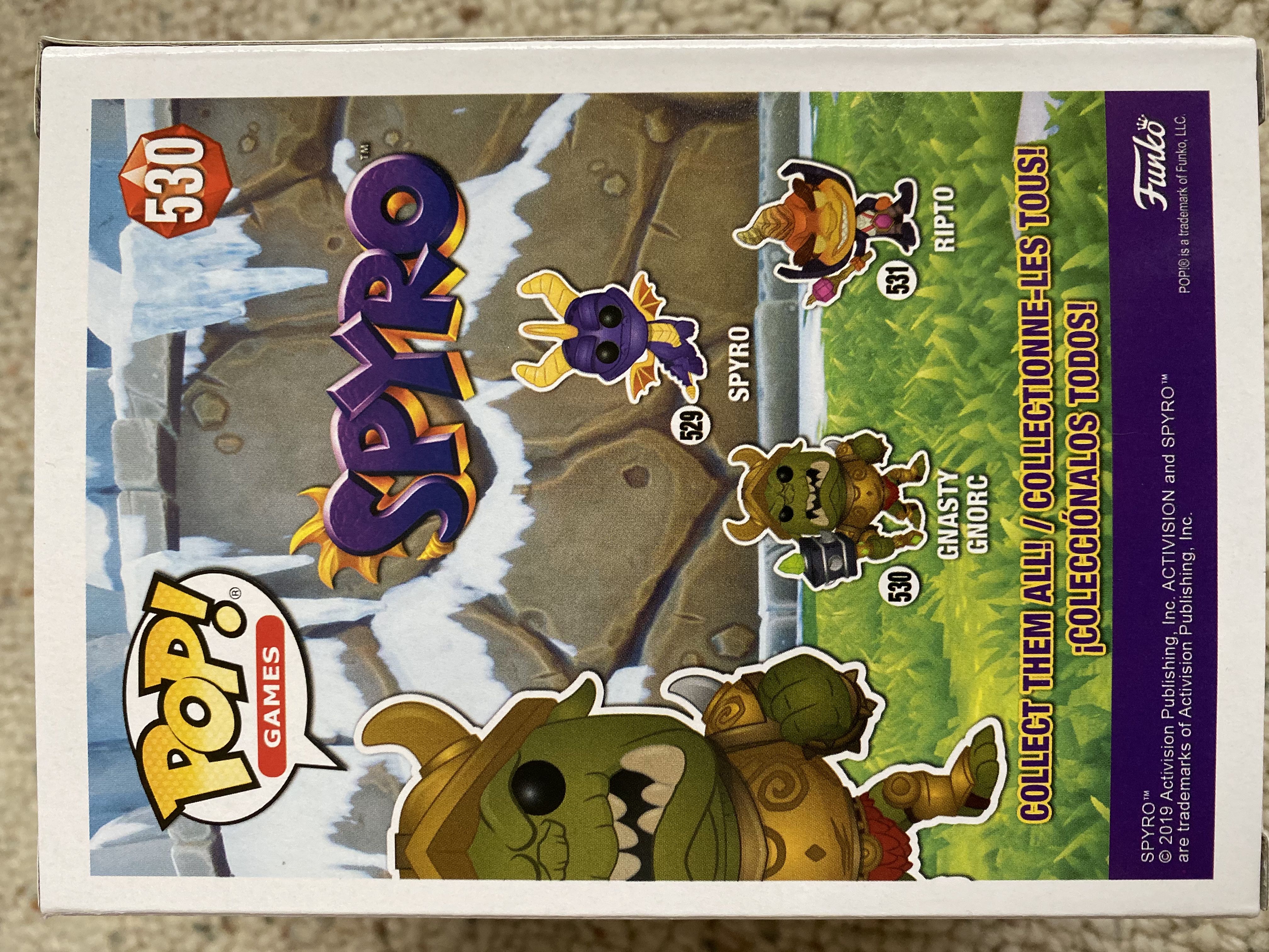 Funko Pop! Games Spyro: Gnasty Gnorc # 530 - Spyro vinyl figure collectible [Barcode 889698433488] - Main Image 2
