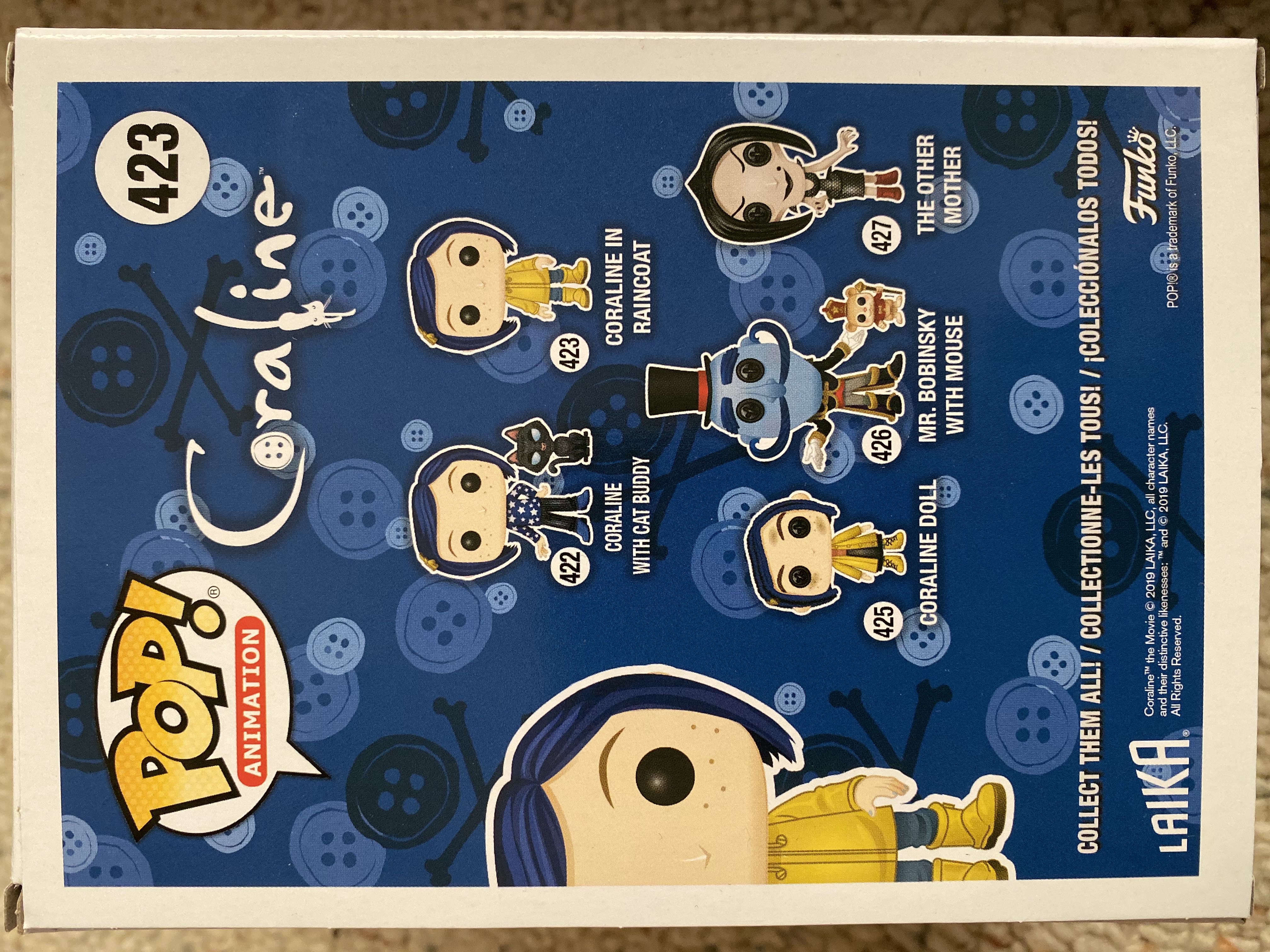 Coraline In Rain Coat  vinyl figure collectible [Barcode 889698413879] - Main Image 2