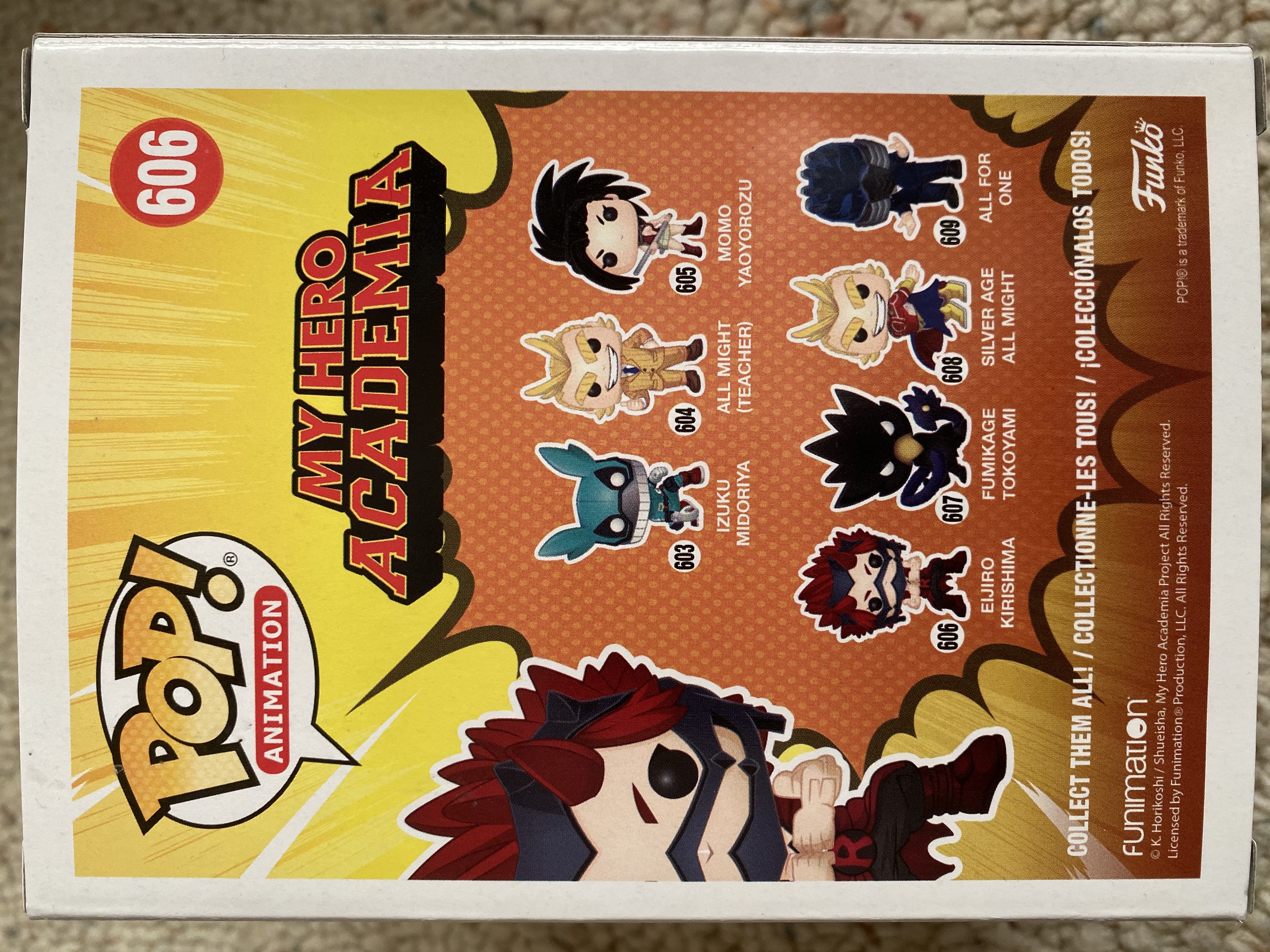 MHA: Ejiro Kirishima (Red Riot) - My Hero Academia vinyl figure collectible [Barcode 889698429375] - Main Image 2