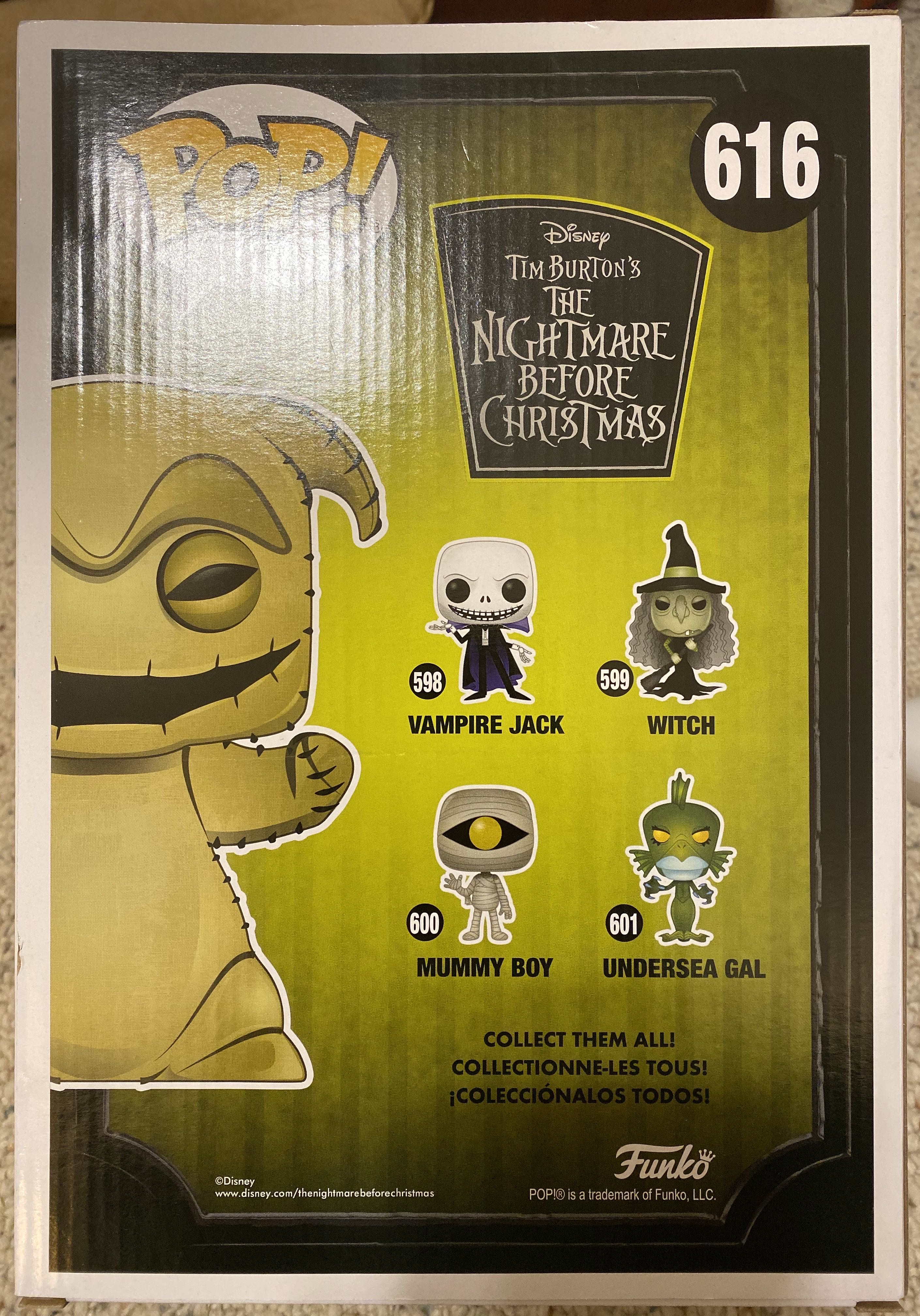 The Nightmare Before Christmas: Oogie Boogie - Disney vinyl figure collectible [Barcode 889698437998] - Main Image 2