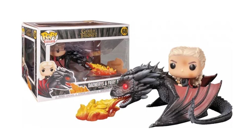 Daenerys & Fiery Drogon - Game of Thrones vinyl figure collectible [Barcode 889698453387] - Main Image 3