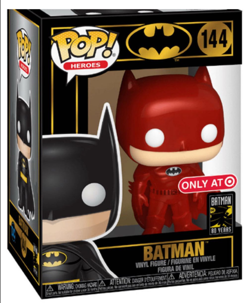 Batman (Red) #144 - Batman vinyl figure collectible [Barcode 889698429863] - Main Image 3