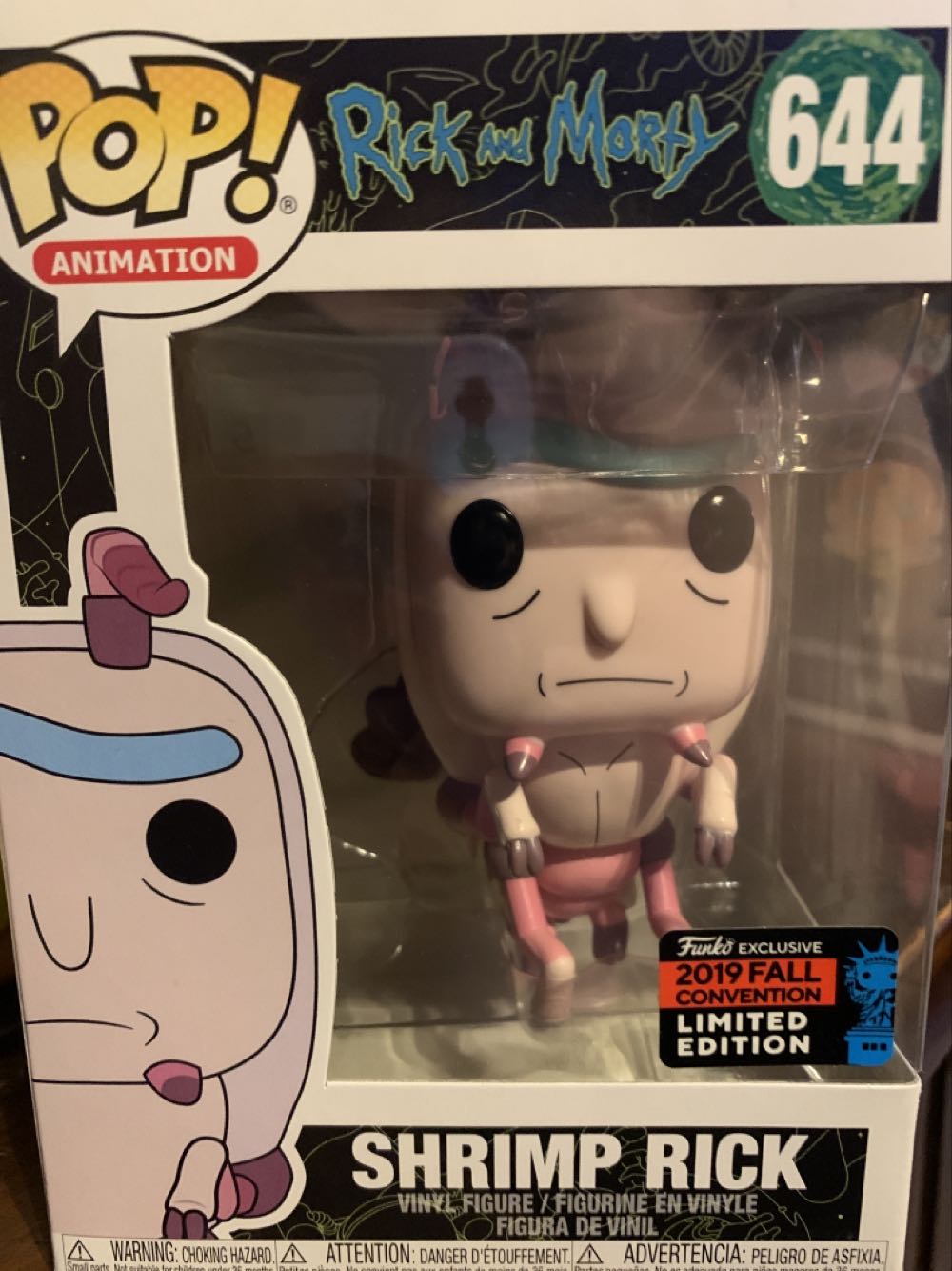 Shrimp Rick - Rick & Morty vinyl figure collectible [Barcode 889698433792] - Main Image 3