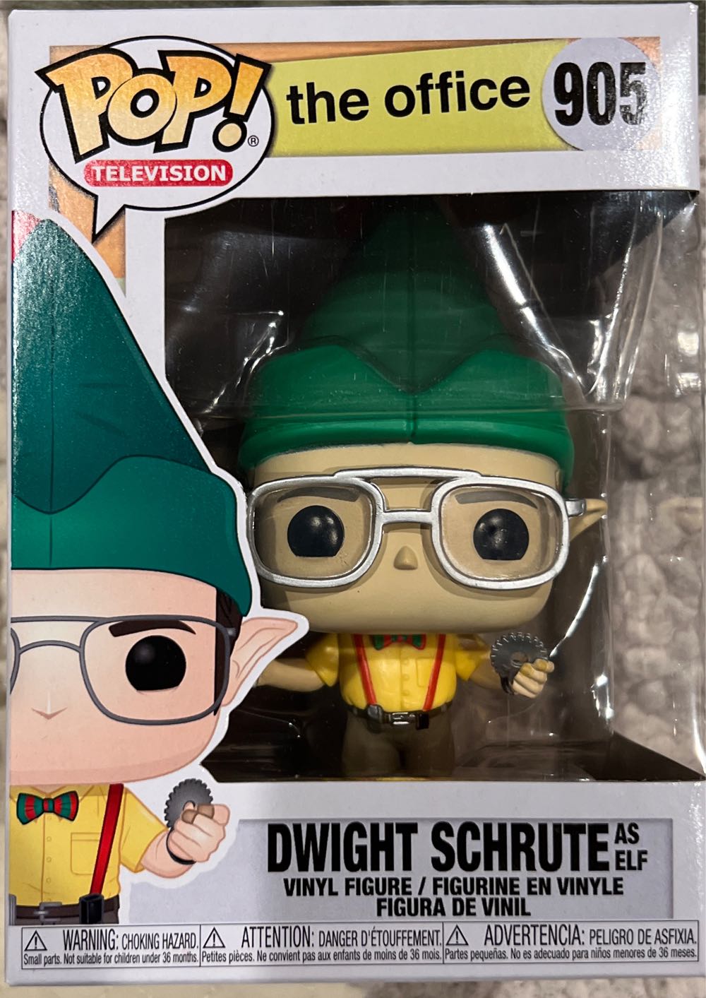 Funko Pop! Television The Office: Dwight Schrute As Elf # 905 - Funko vinyl figure collectible [Barcode 889698434294] - Main Image 2