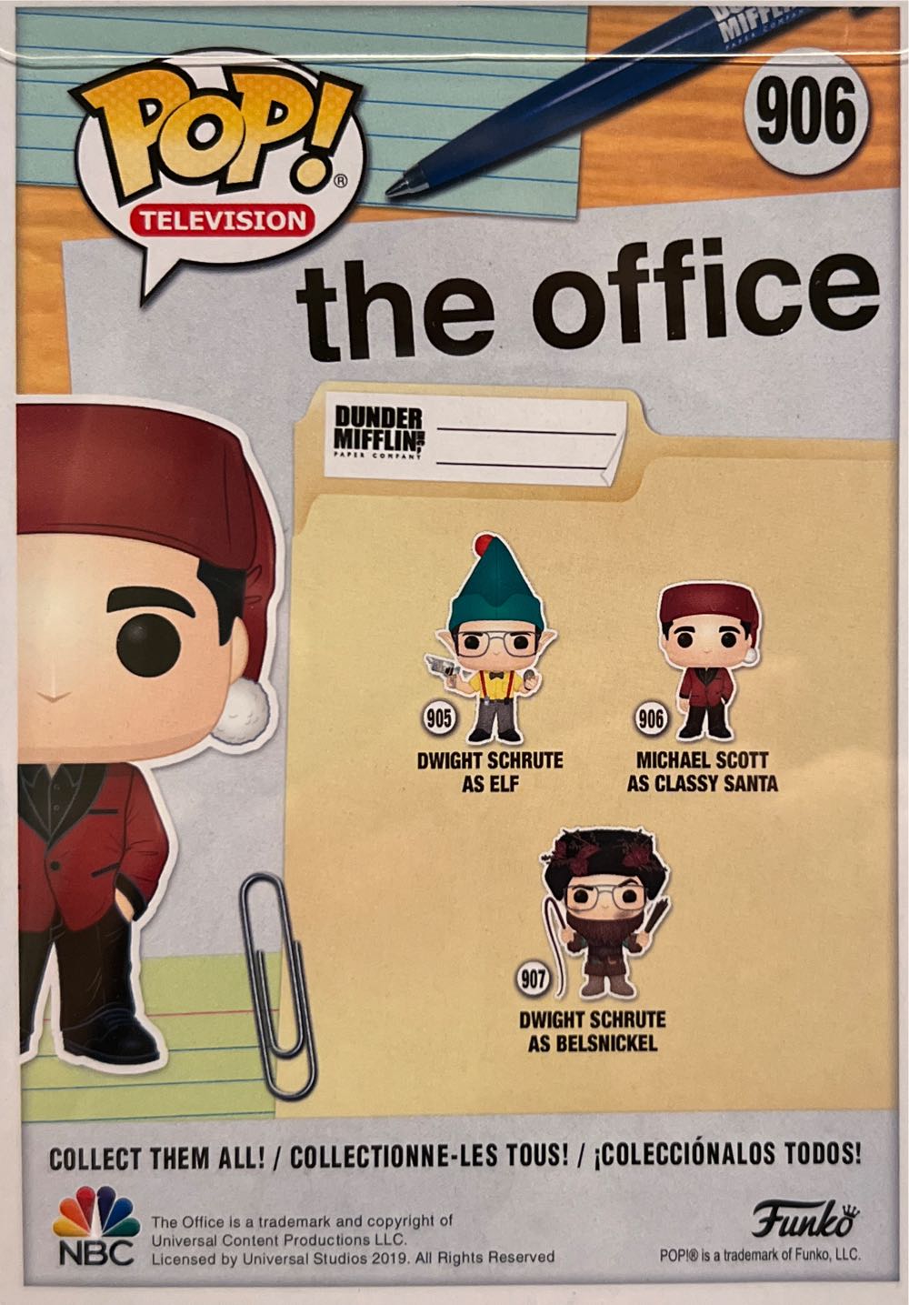 Michael Scott (as Classy Santa) - Funko vinyl figure collectible [Barcode 889698434300] - Main Image 3