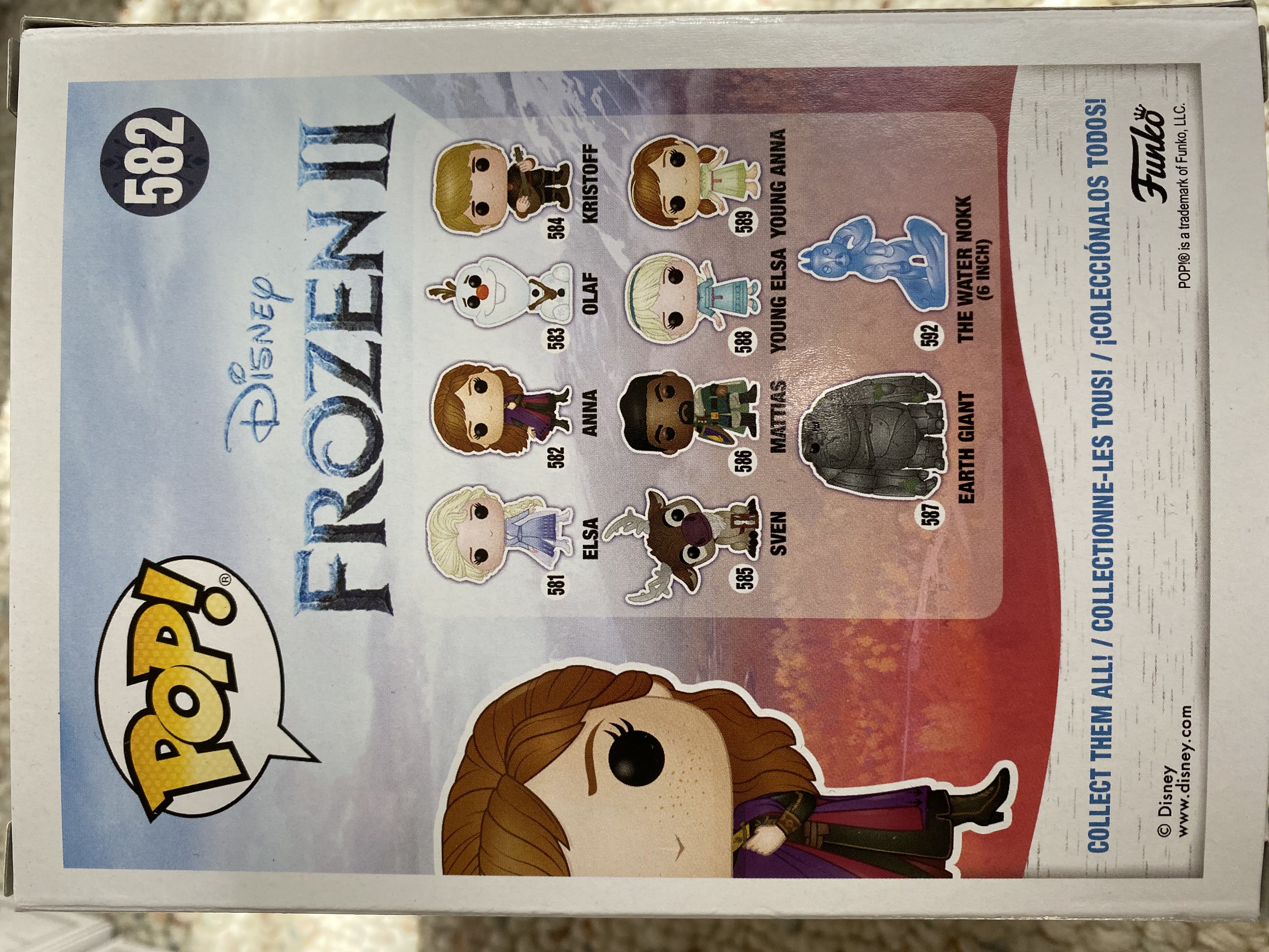 Disney Frozen II: Anna - Frozen vinyl figure collectible [Barcode 889698408868] - Main Image 2