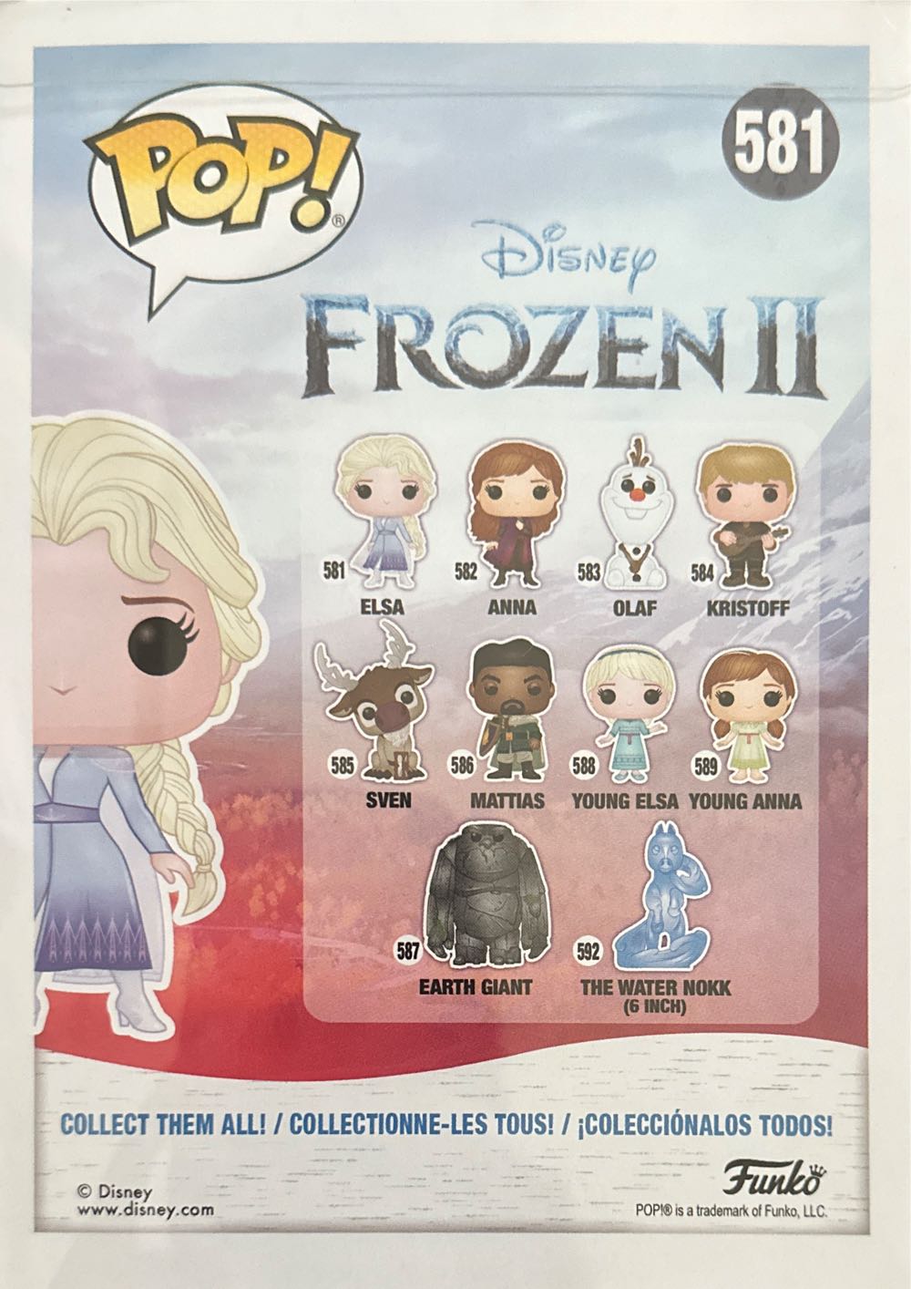 Elsa - Frozen vinyl figure collectible [Barcode 11942850] - Main Image 2