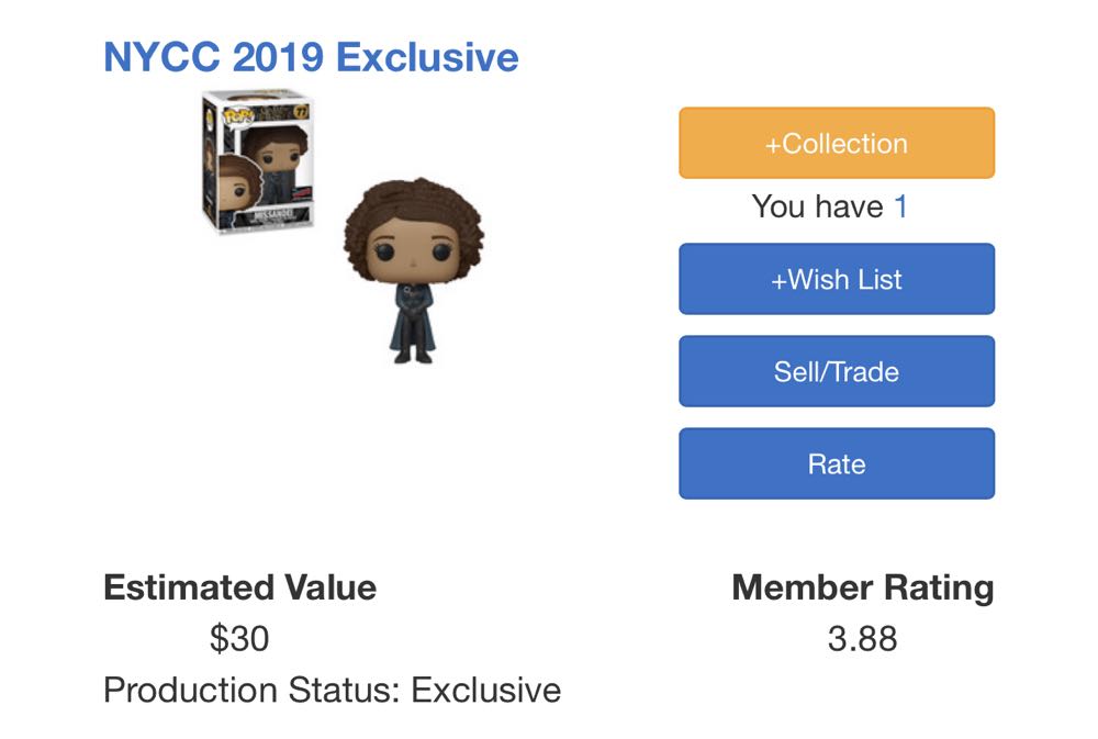 Missandei #77 - Game of Thrones vinyl figure collectible [Barcode 889698403535] - Main Image 4
