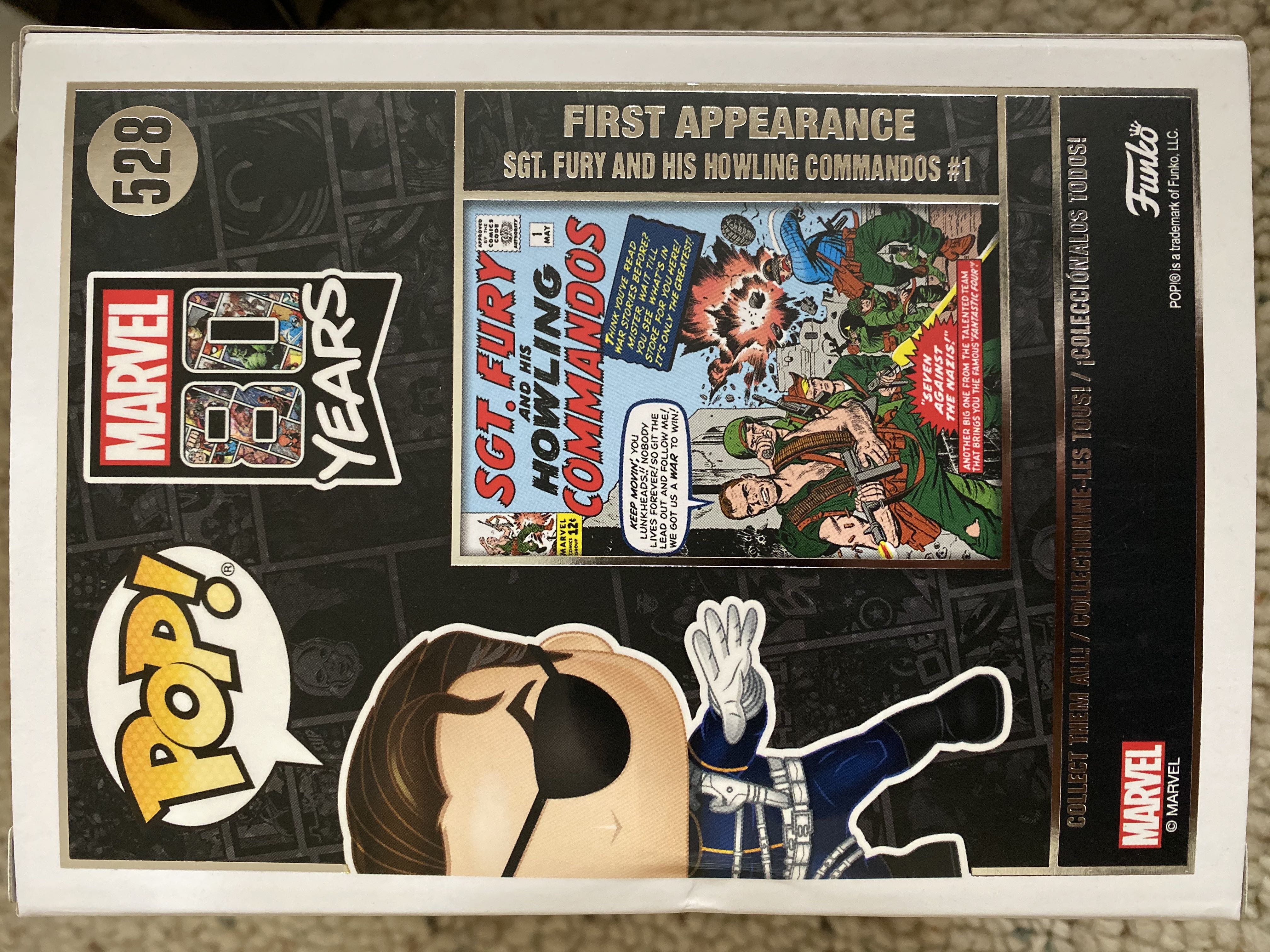 Nick Fury #528 - Marvel Universe vinyl figure collectible [Barcode 889698433600] - Main Image 2