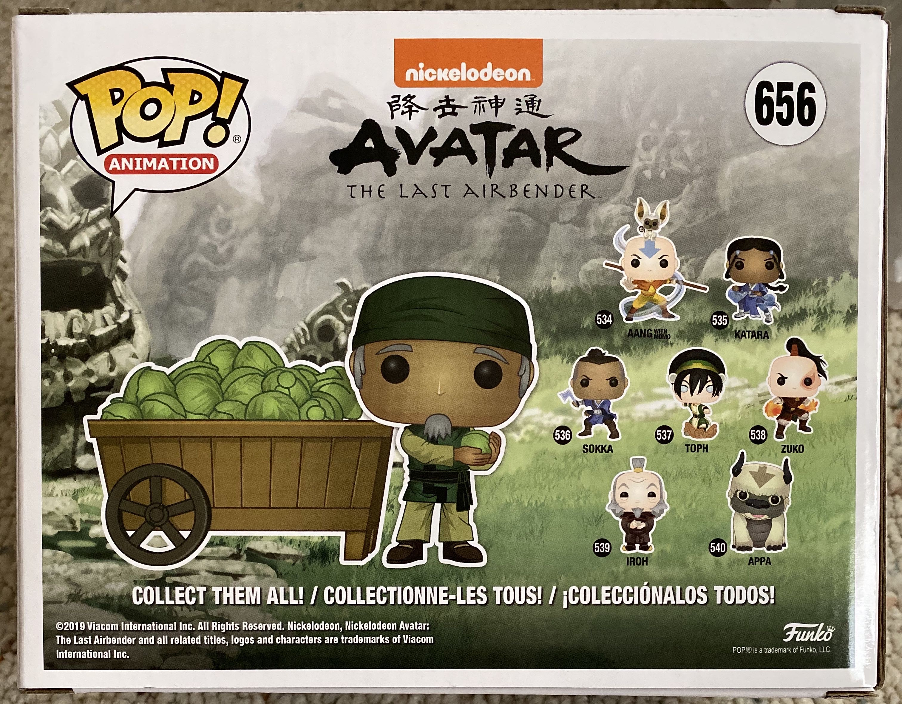 Avatar The Last Airbender - Cabbage Man & Cart Exclusive - Avatar: The Last Airbender vinyl figure collectible [Barcode 889698433723] - Main Image 2