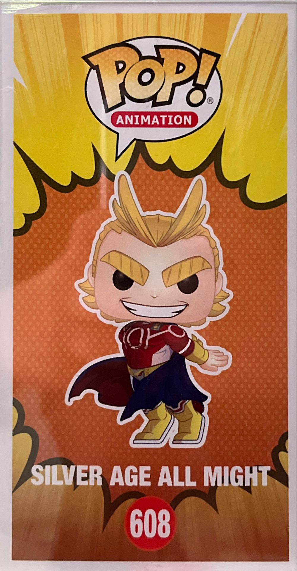 Silver Age All Might - My Hero Academia vinyl figure collectible [Barcode 889698429313] - Main Image 3