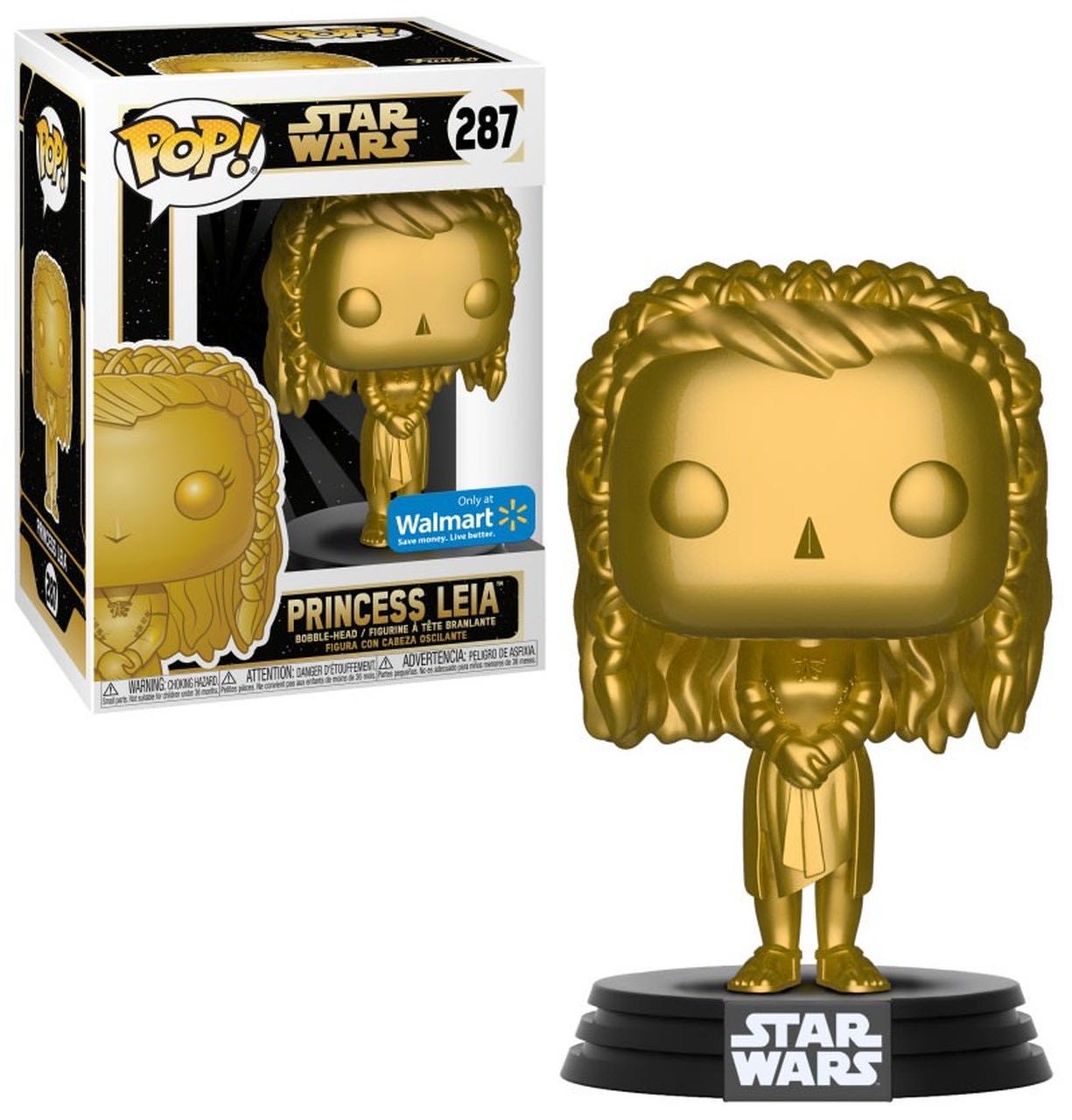 287 Princess Leia - Star Wars vinyl figure collectible [Barcode 889698430173] - Main Image 2
