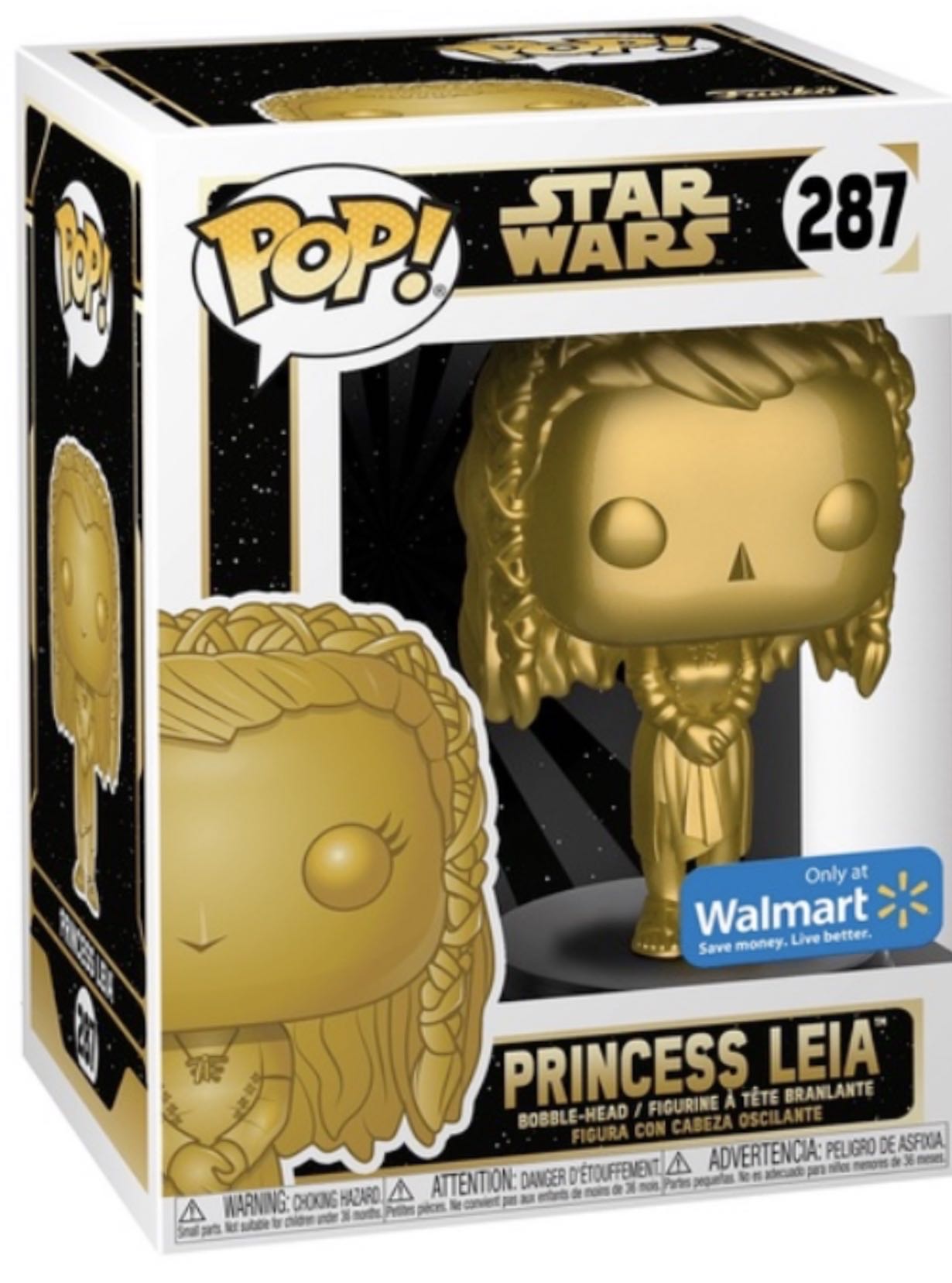 287 Princess Leia - Star Wars vinyl figure collectible [Barcode 889698430173] - Main Image 3