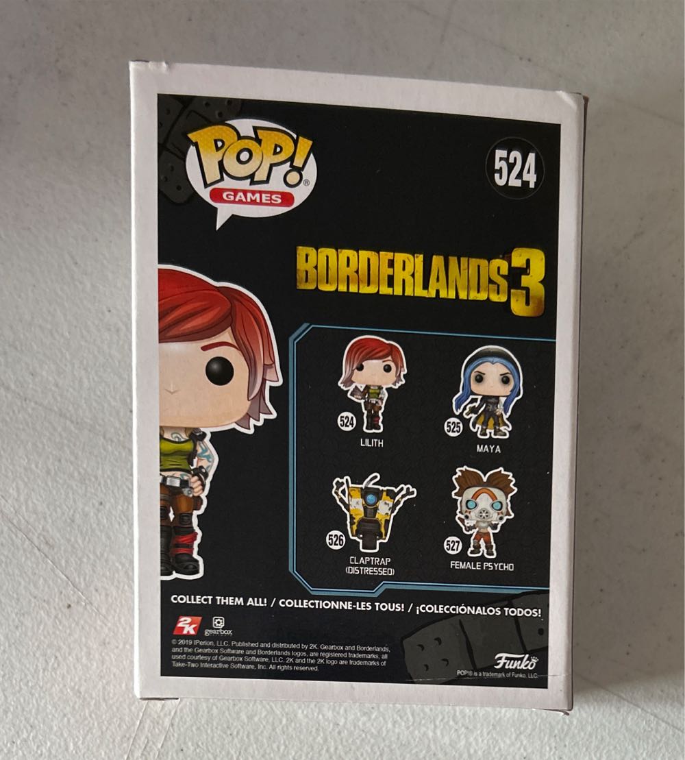 #524 Games: Borderlands 3: Lilith - Borderlands vinyl figure collectible [Barcode 889698442084] - Main Image 3