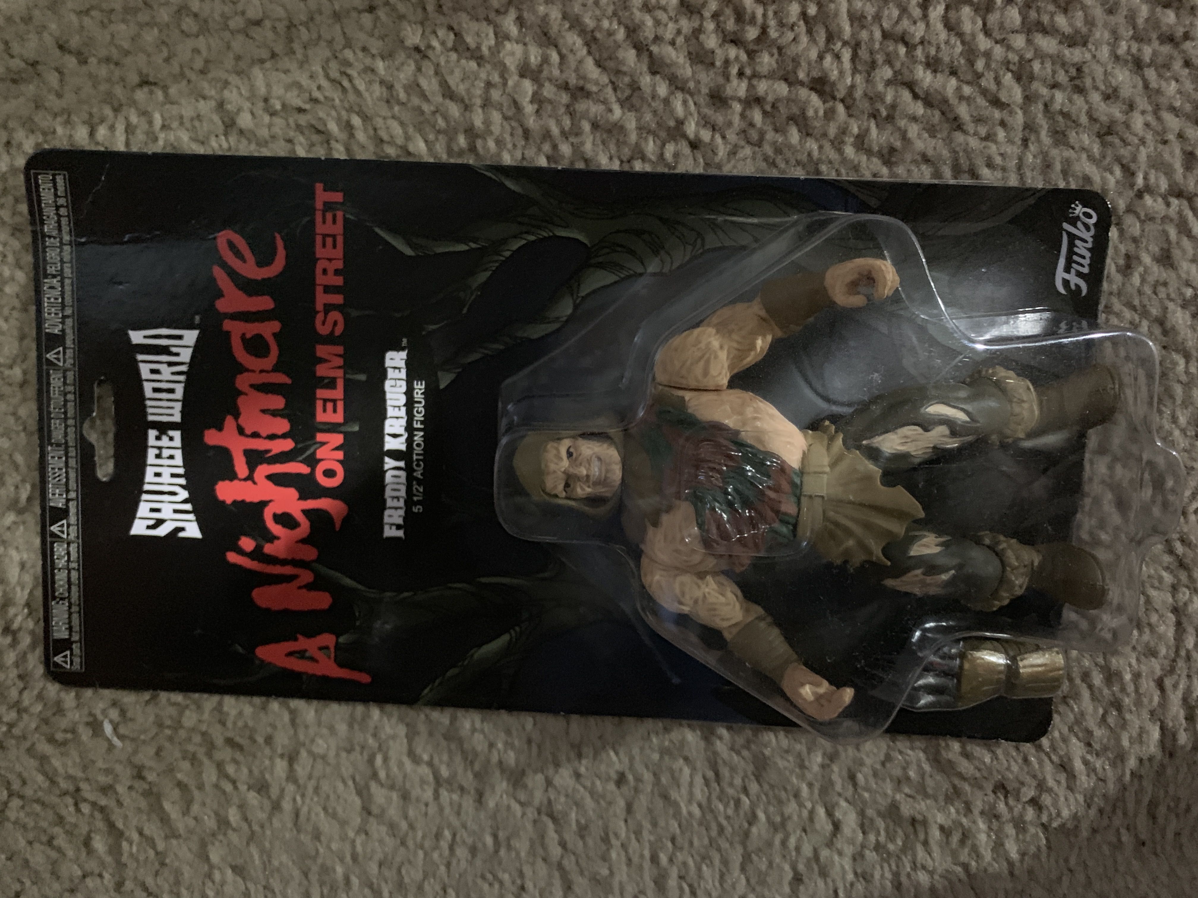 Funko Savage World A Nightmare On Won Street Freddy Krueger   vinyl figure collectible [Barcode 889698303460] - Main Image 1
