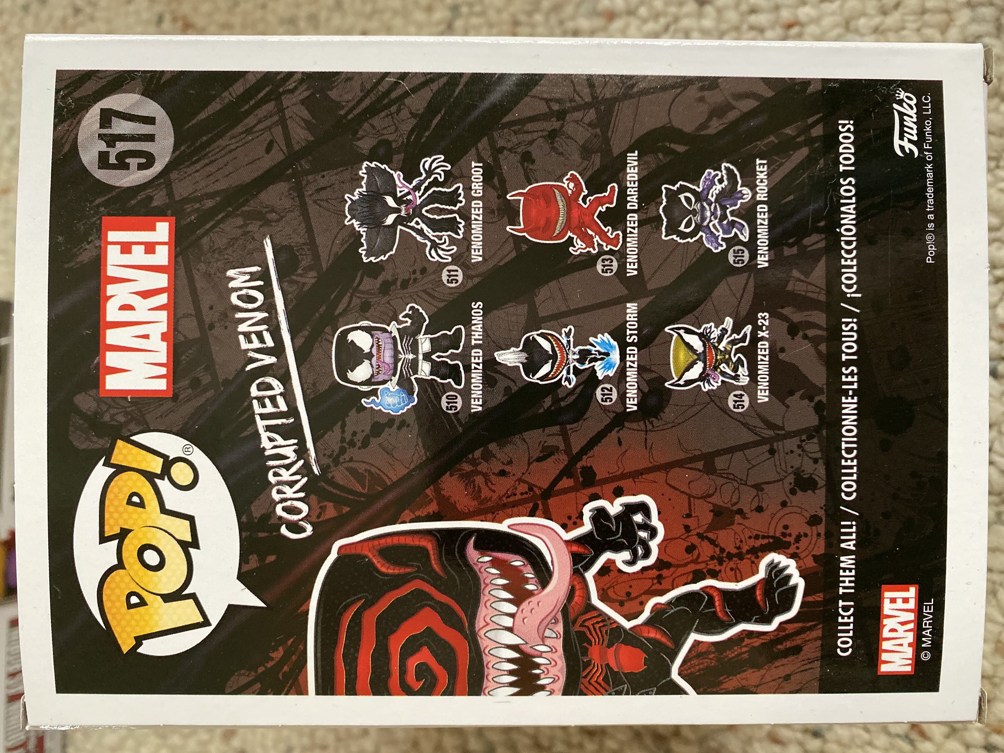 Corrupted Venom Pop! 517 - Venom vinyl figure collectible [Barcode 889698431422] - Main Image 2
