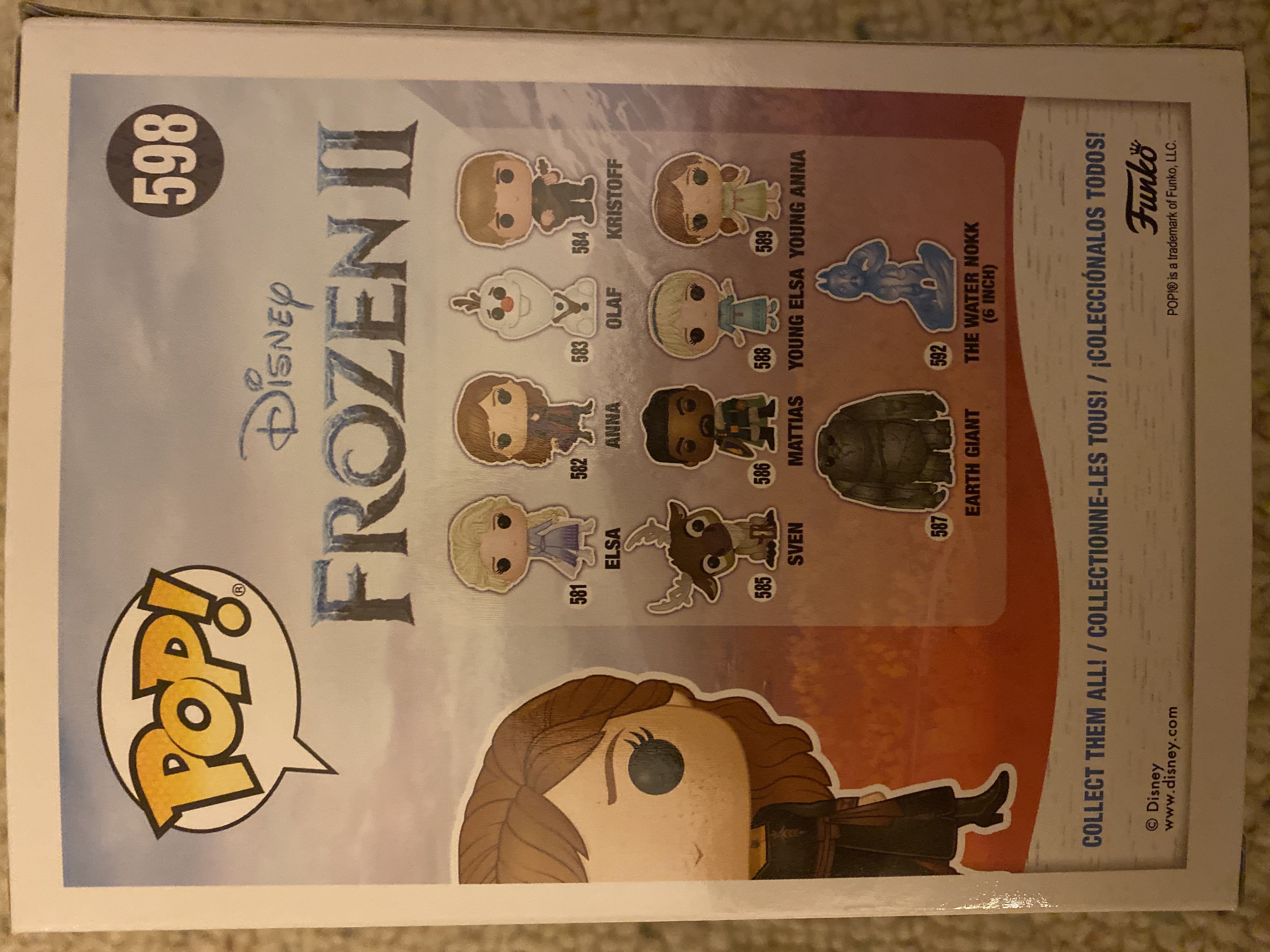 Anna - Frozen vinyl figure collectible [Barcode 889698408875] - Main Image 2