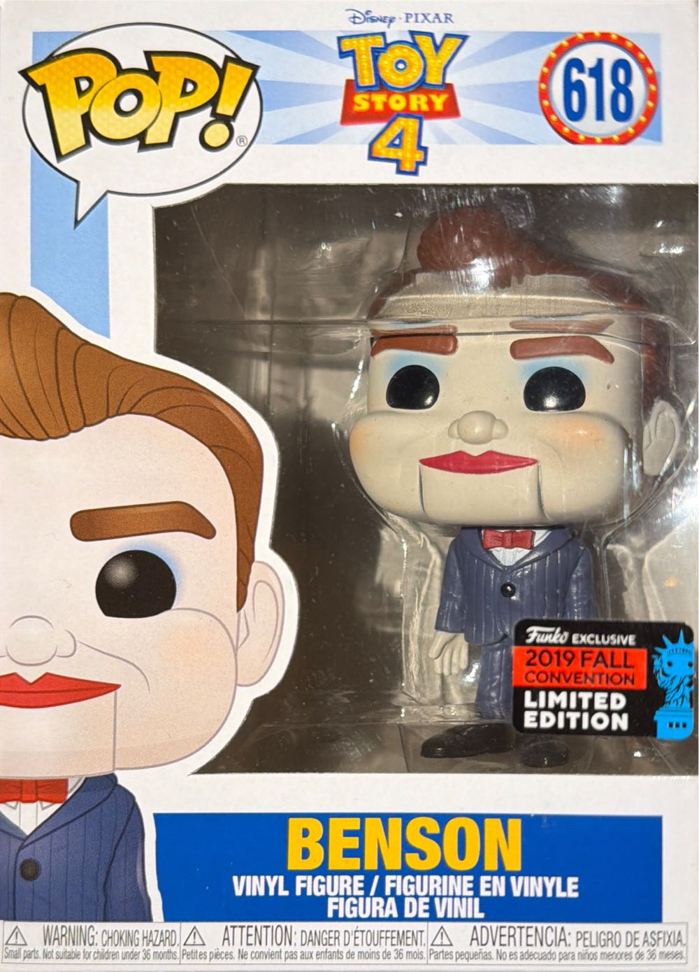 Toy Story 4: BENSON (Funko Con Exclusive) - Toy Story vinyl figure collectible [Barcode 889698433549] - Main Image 3