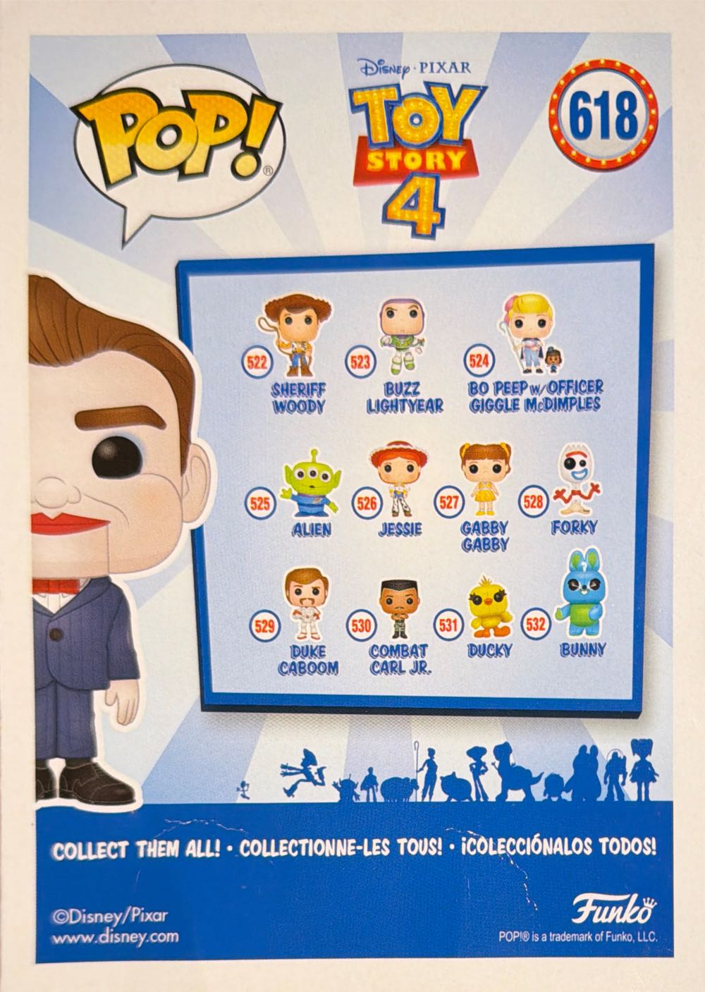 Toy Story 4: BENSON (Funko Con Exclusive) - Toy Story vinyl figure collectible [Barcode 889698433549] - Main Image 4