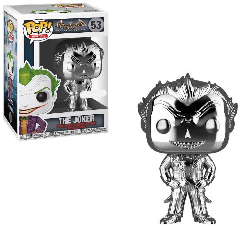The Joker (Silver Chrome) - Batman vinyl figure collectible [Barcode 889698423342] - Main Image 3
