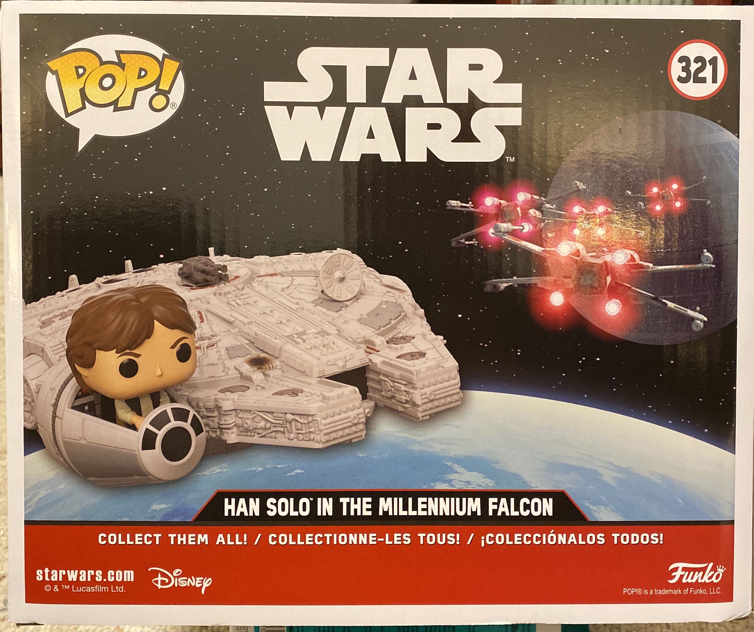 Han Solo In The Millenium Falcon - Star Wars vinyl figure collectible [Barcode 889698399166] - Main Image 4